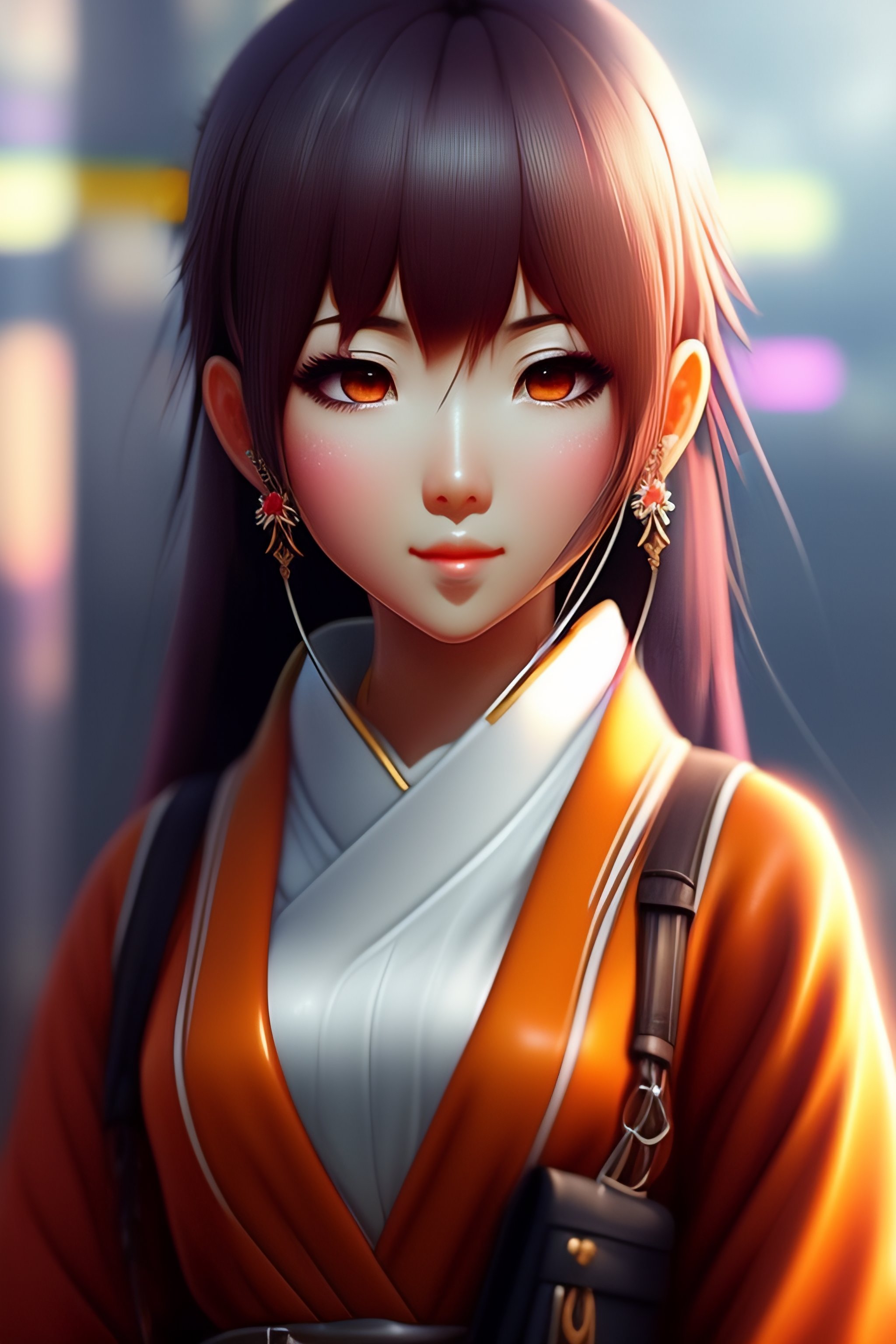 Lexica Anime girl from japan high detail