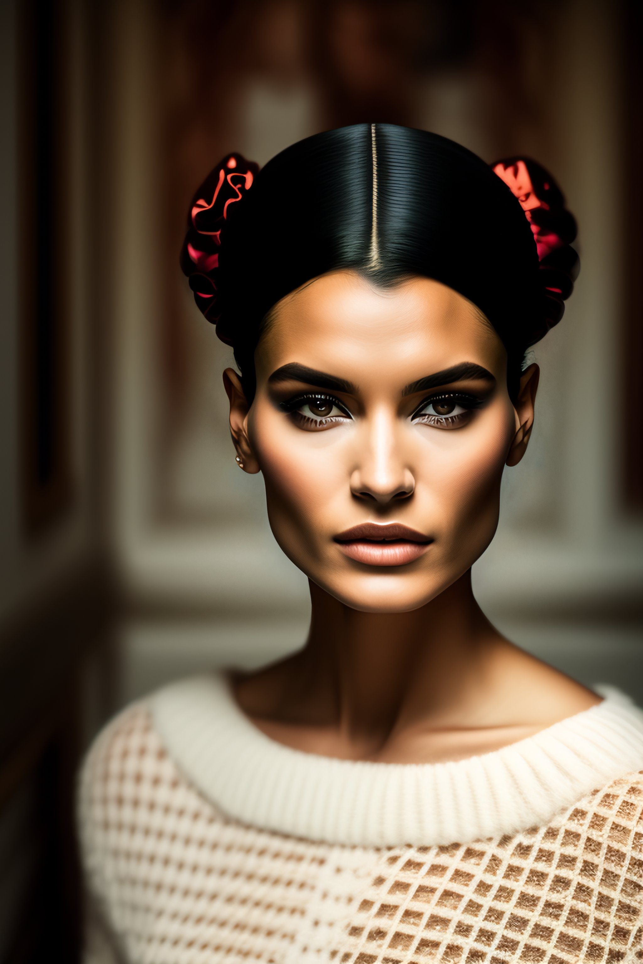 Lexica - Ultra reallistic, 8k, medium shot portrait of a young woman in ...