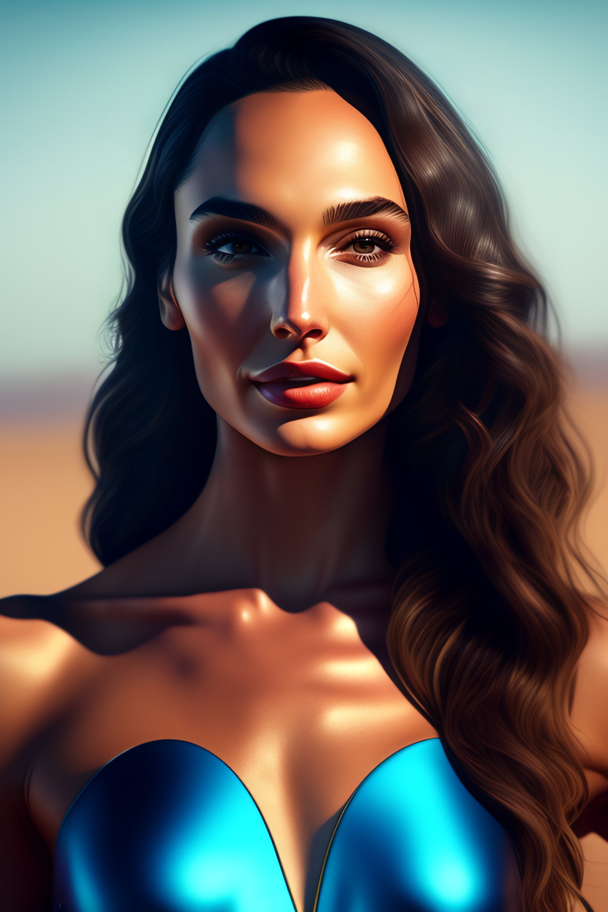 Lexica - (((Gal gadot))), hot bikini, little bikini, iphone, detail face,  8k, hdr, hd, zeipher model