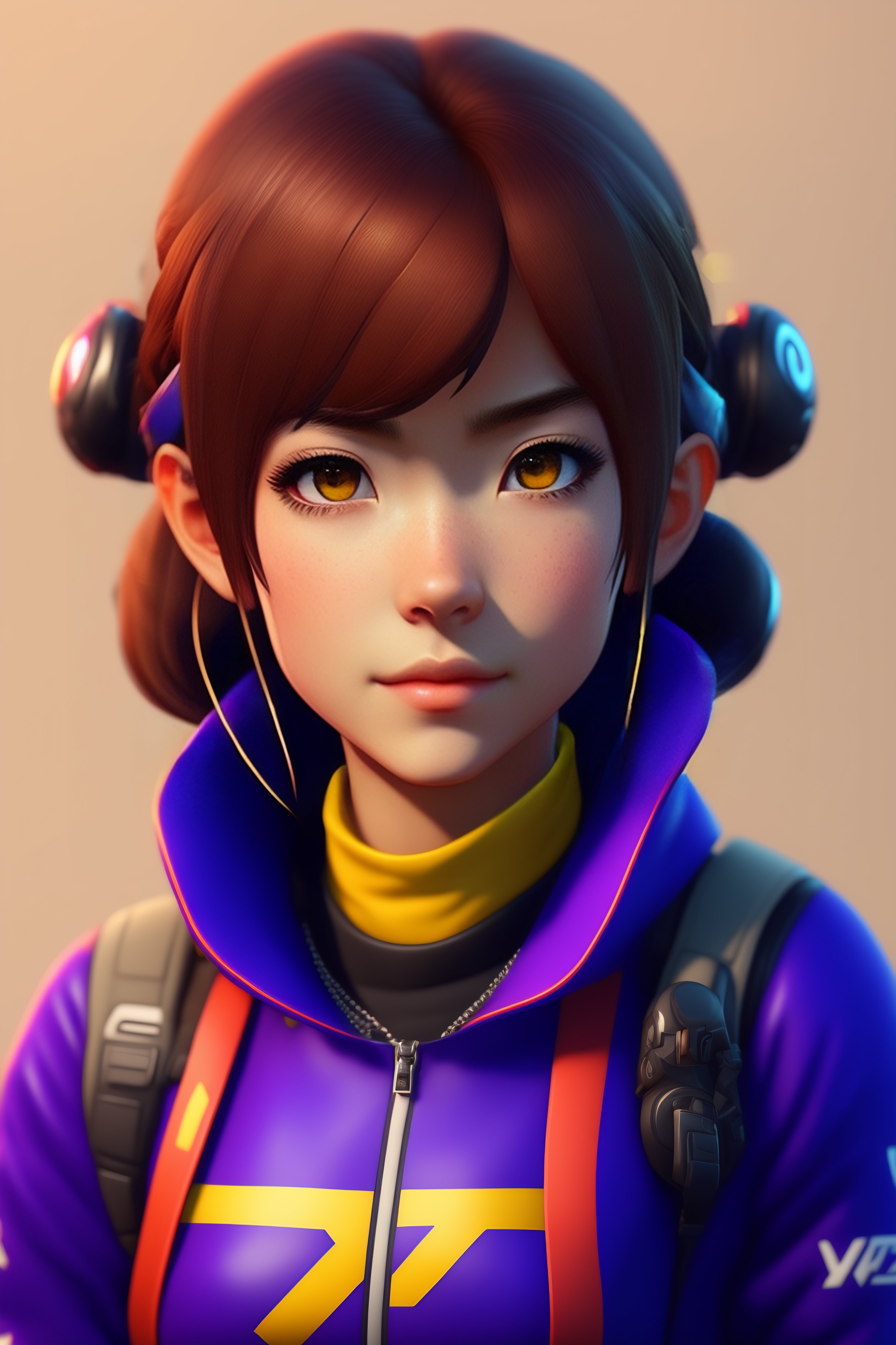 Lexica - 16 years girl, Aunt Cass from tracy overwatch, anime, pixar, pltn  style