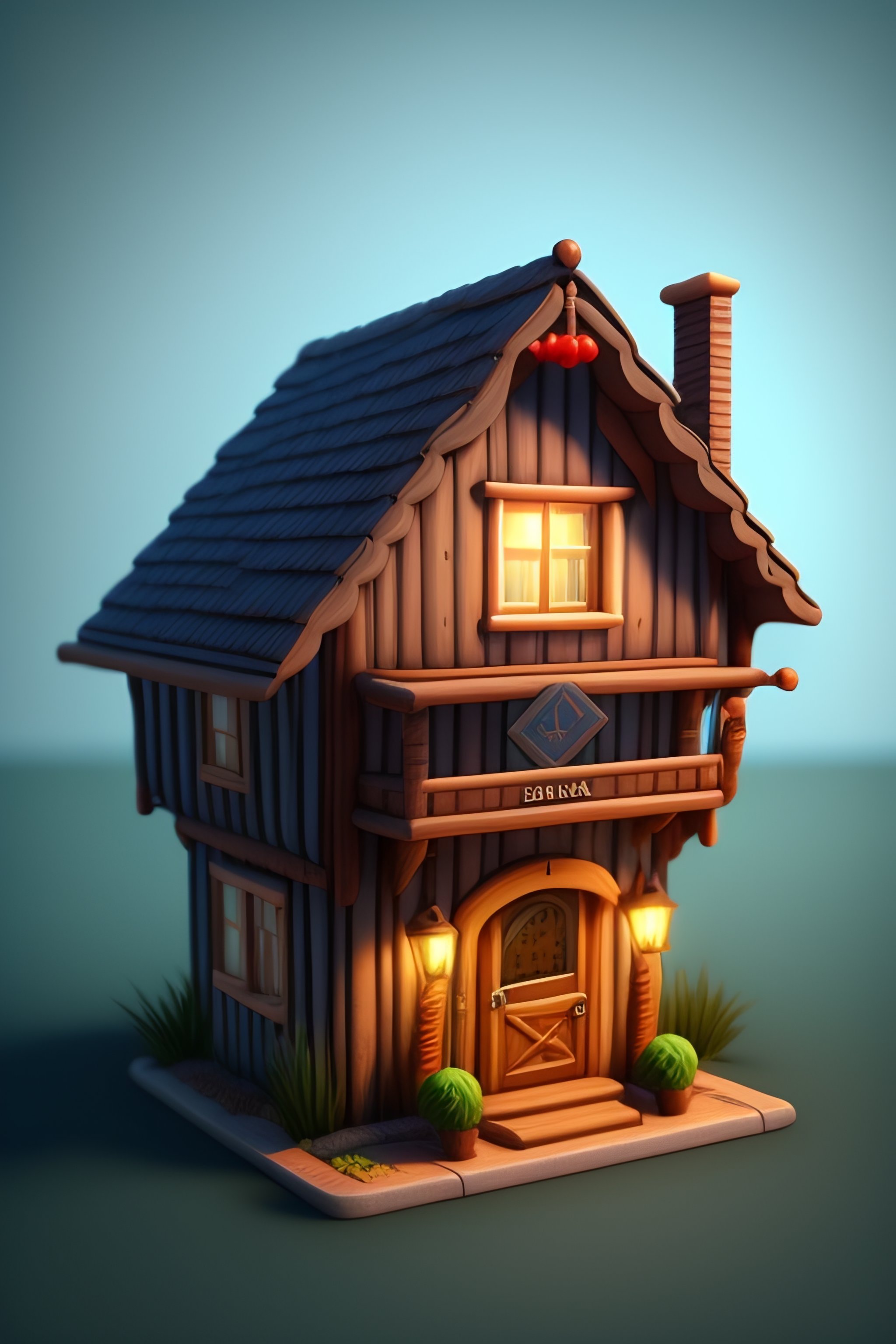 Lexica - 3d stylized game little building