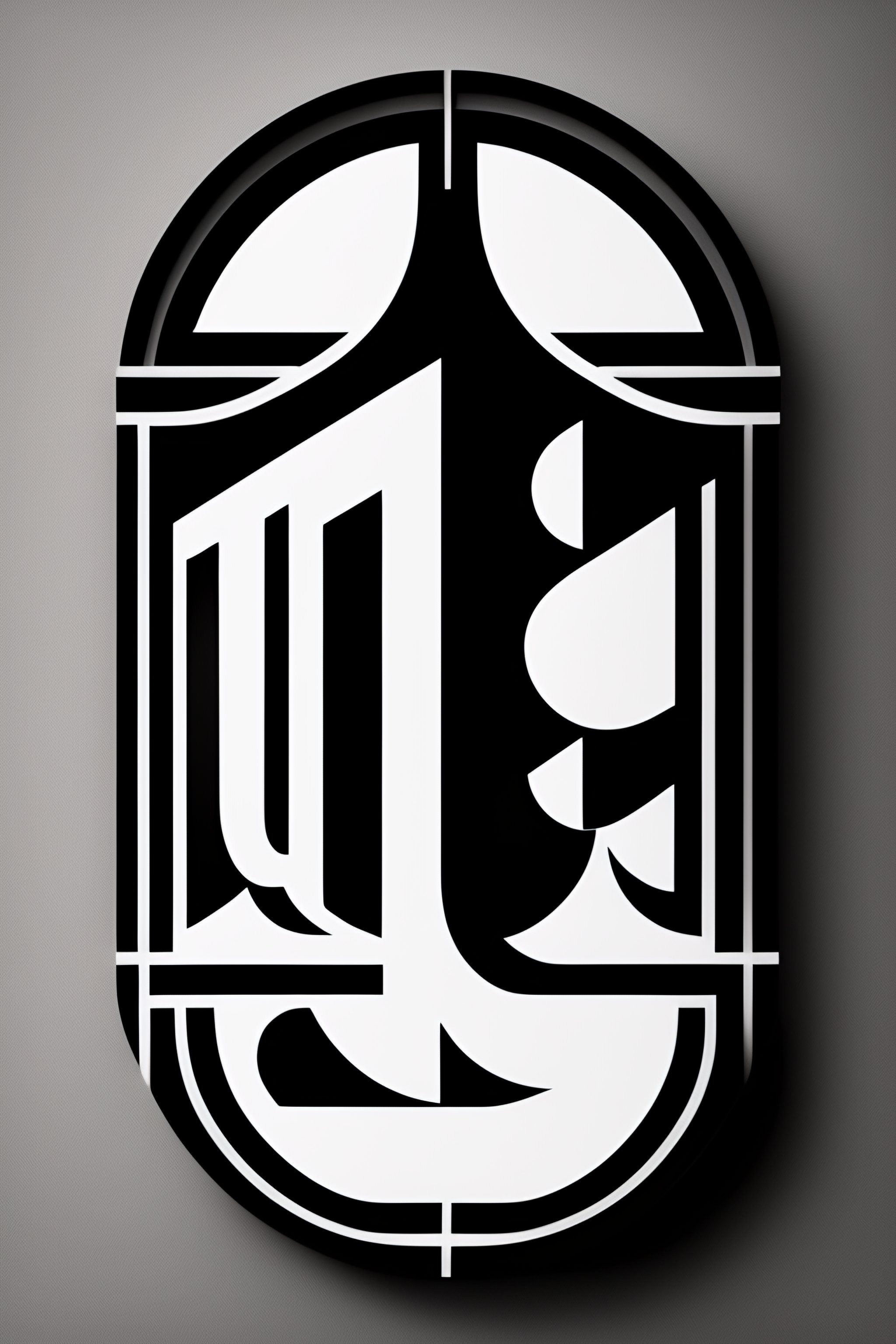 Lexica - Light old german stylish simple geometric symbol b/w