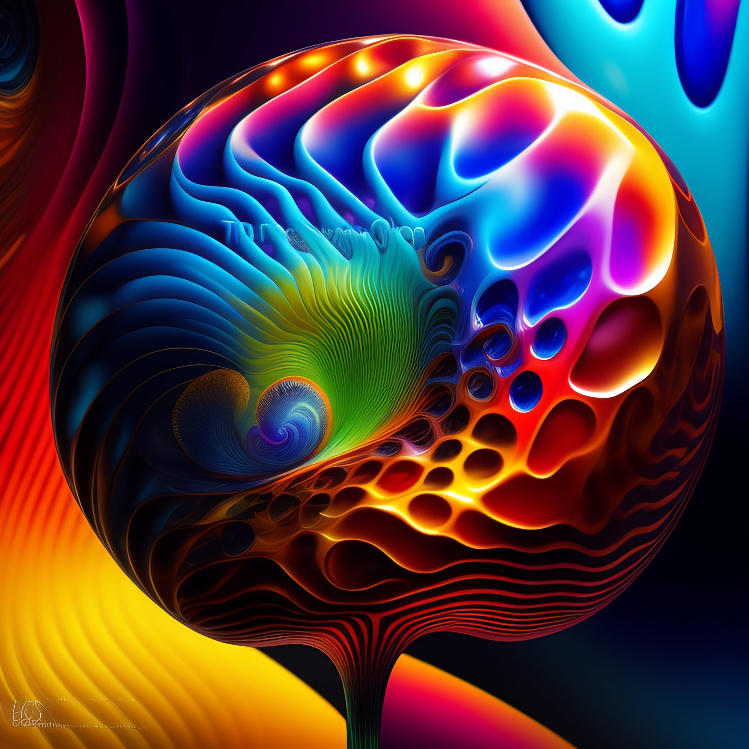 Lexica - A brain texture, highly detailed, deco style, by tim burton ...