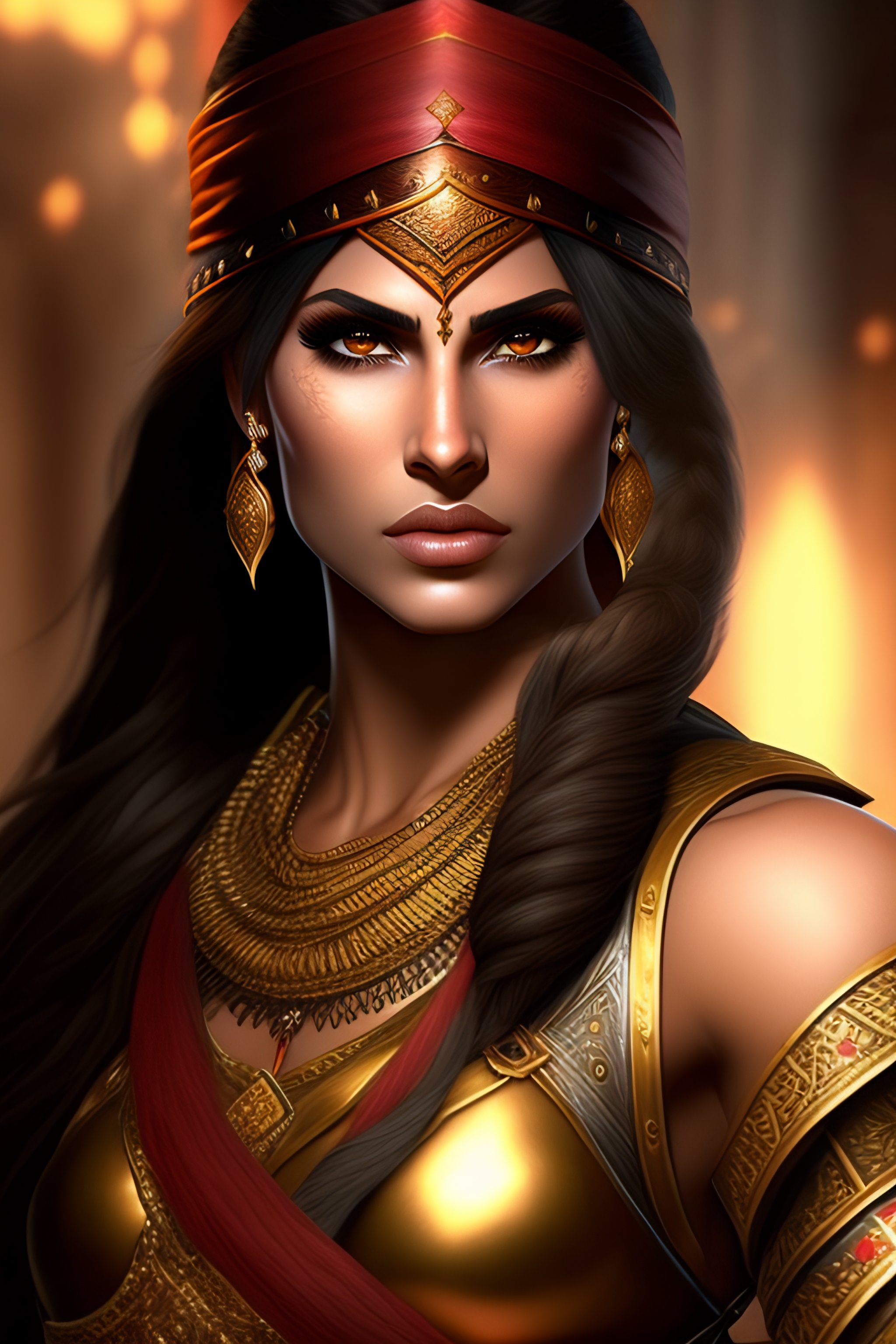 Lexica - Female warrior character like prince of persia