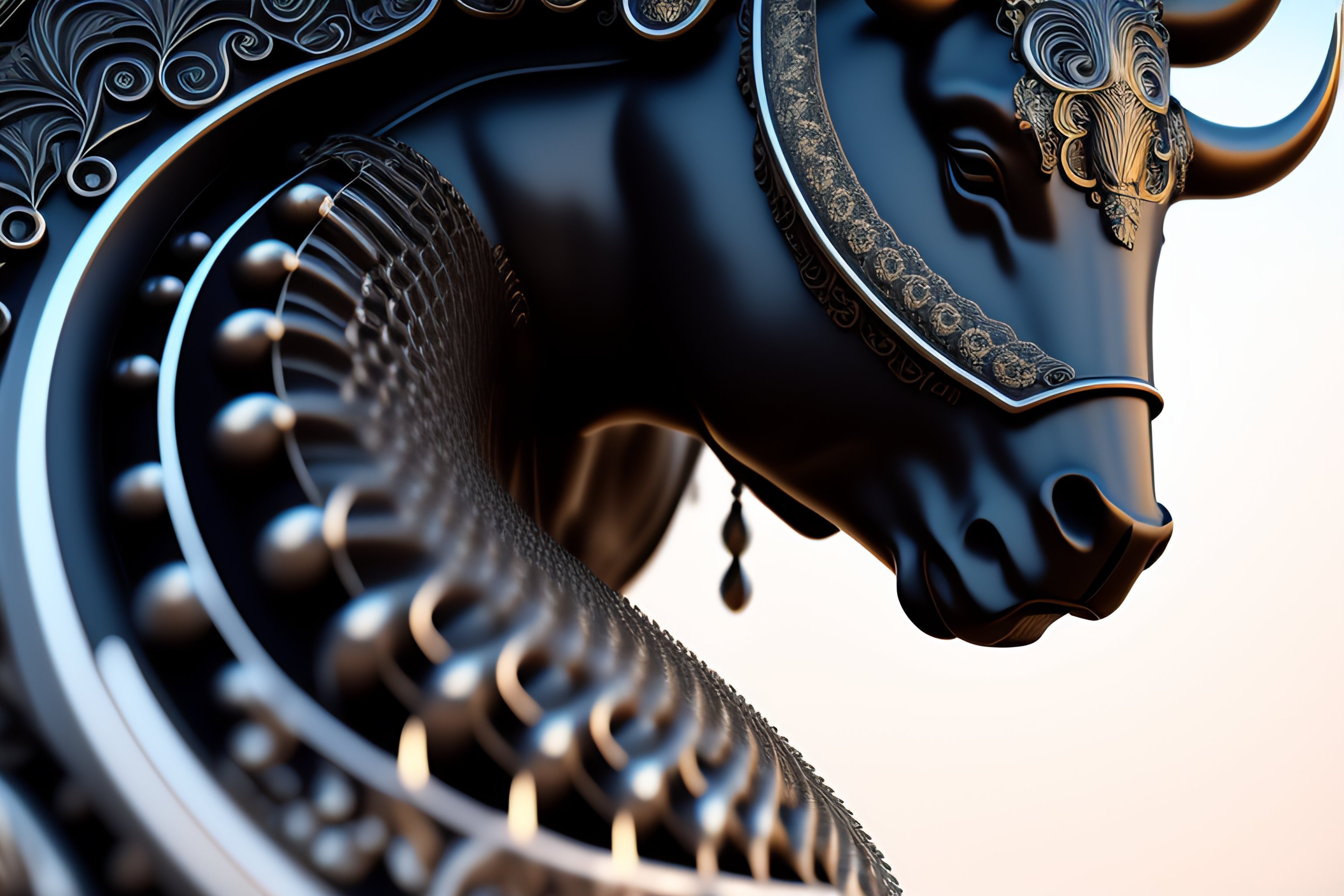 Lexica - Mythical dreamy black and white organic bio - mechanical ...