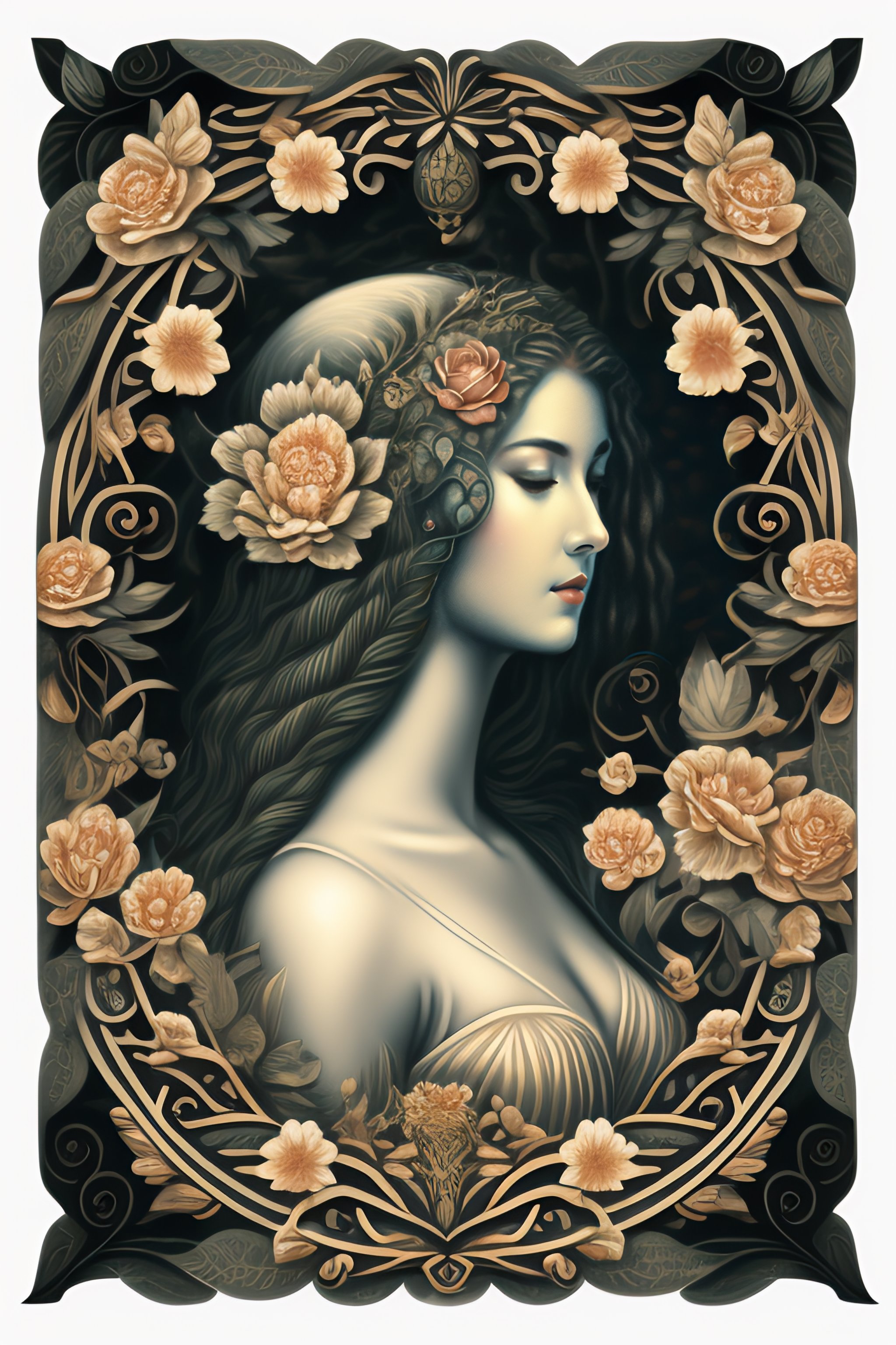 Lexica - A lady sitting in meditation with back view and serpent rising ...