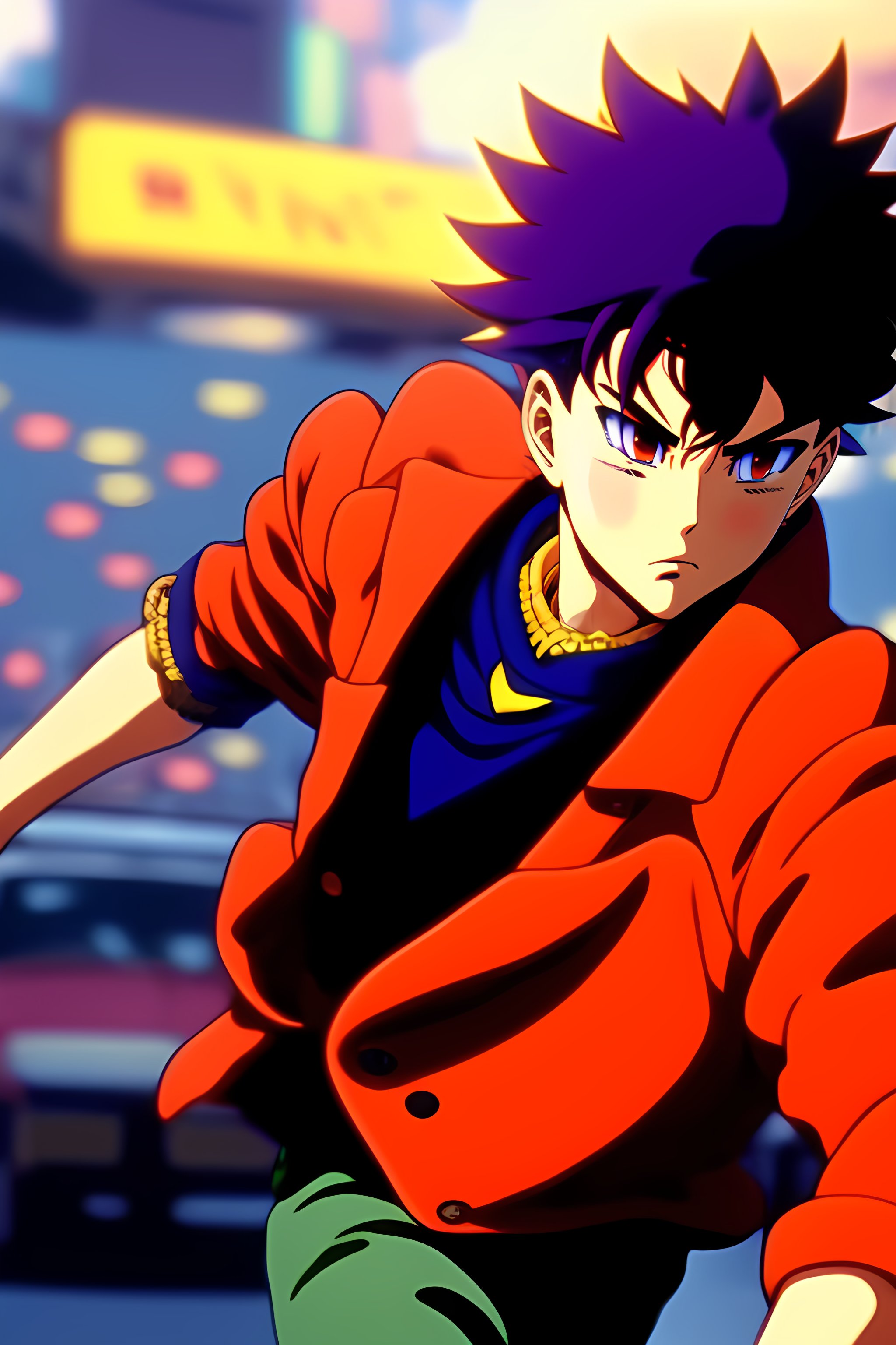 Lexica - Vintage anime screenshot from Akira, 90's anime aesthetic