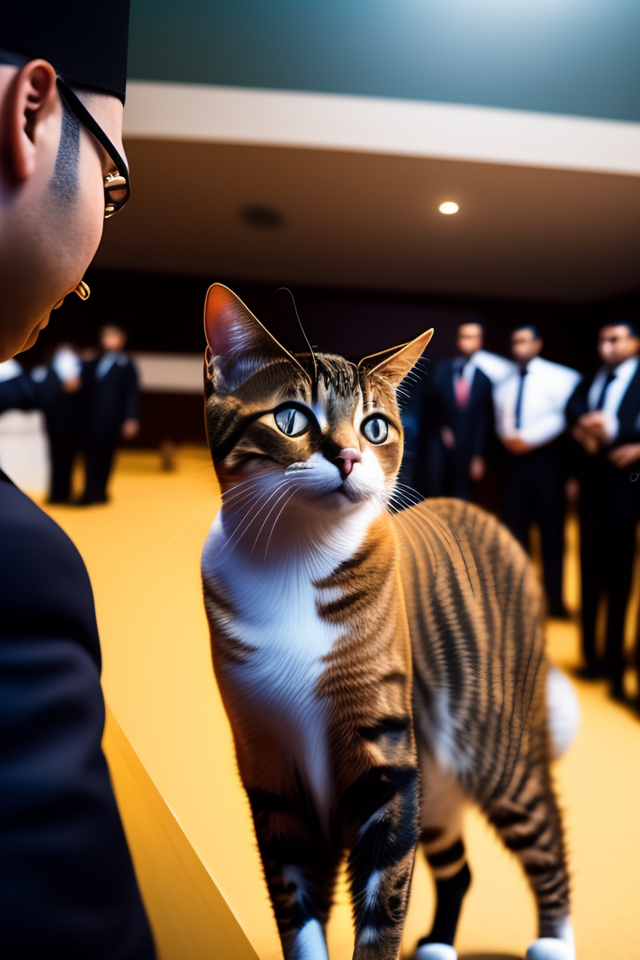 Lexica A cat jumps into a synagogue in Bnei Brak, and many ultra