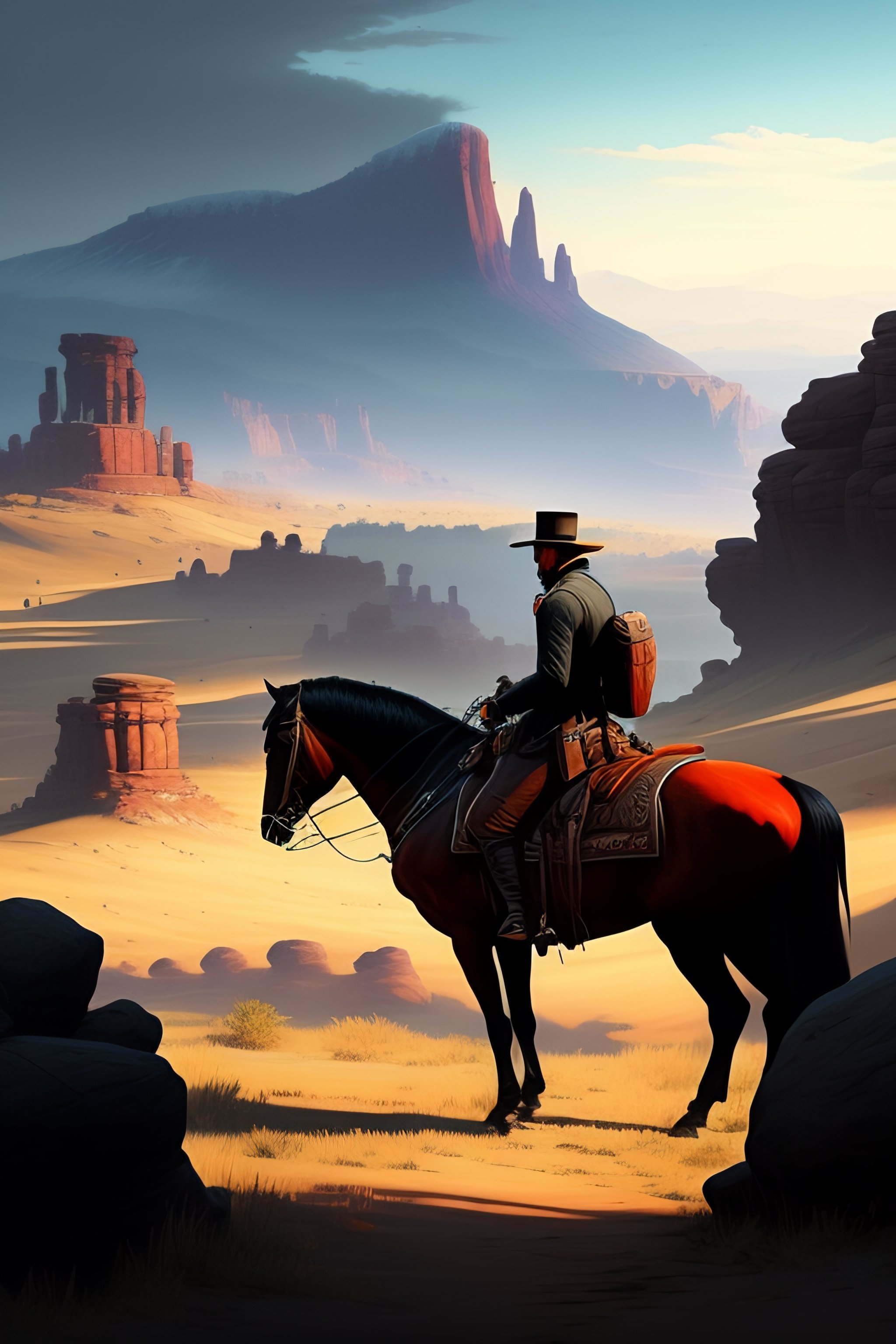 Lexica - A Beautiful Artwork Illustration, Red Dead Redemption 2, High 