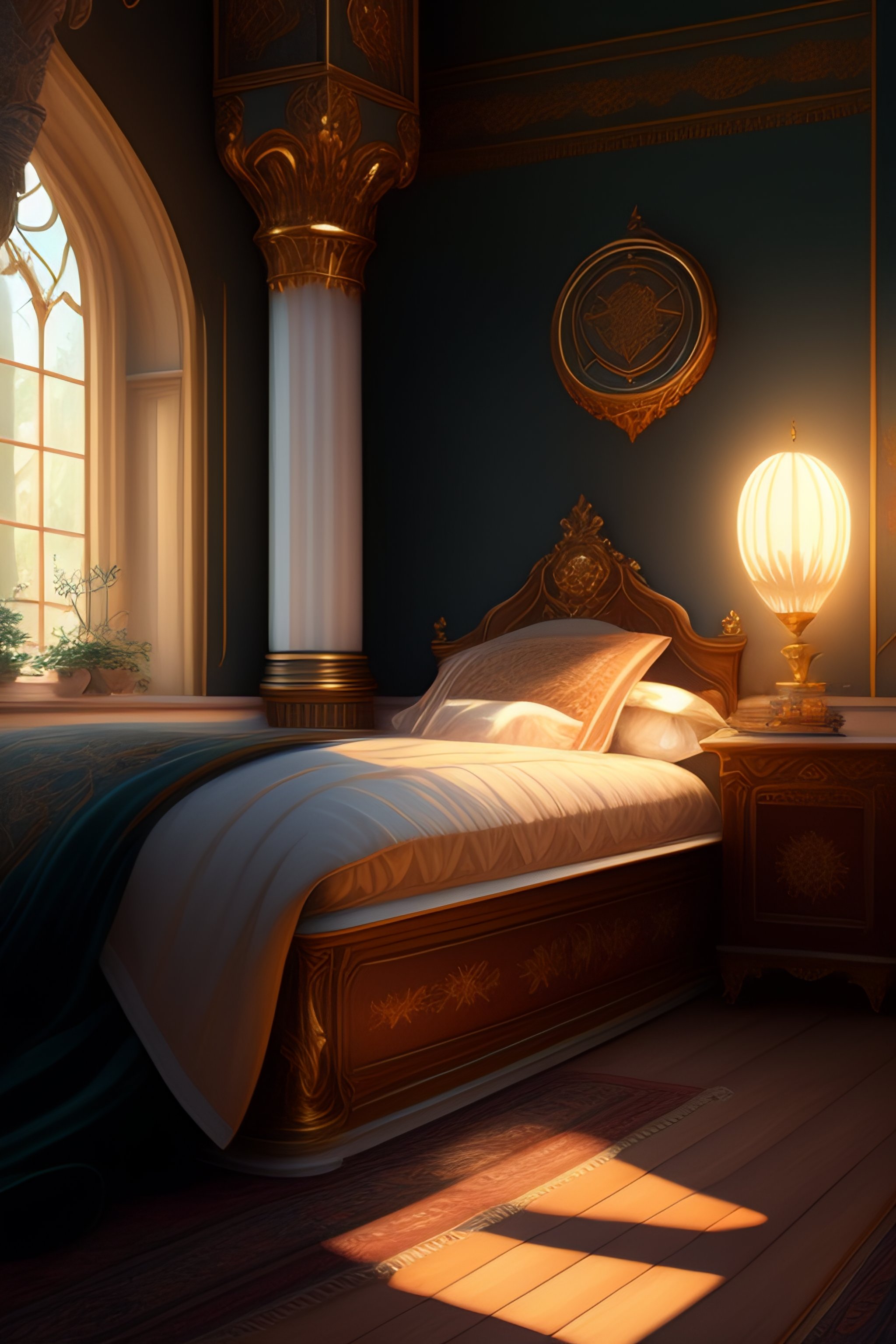 Lexica - Jennatwitch, bedroom, intricate, elegant, highly detailed ...