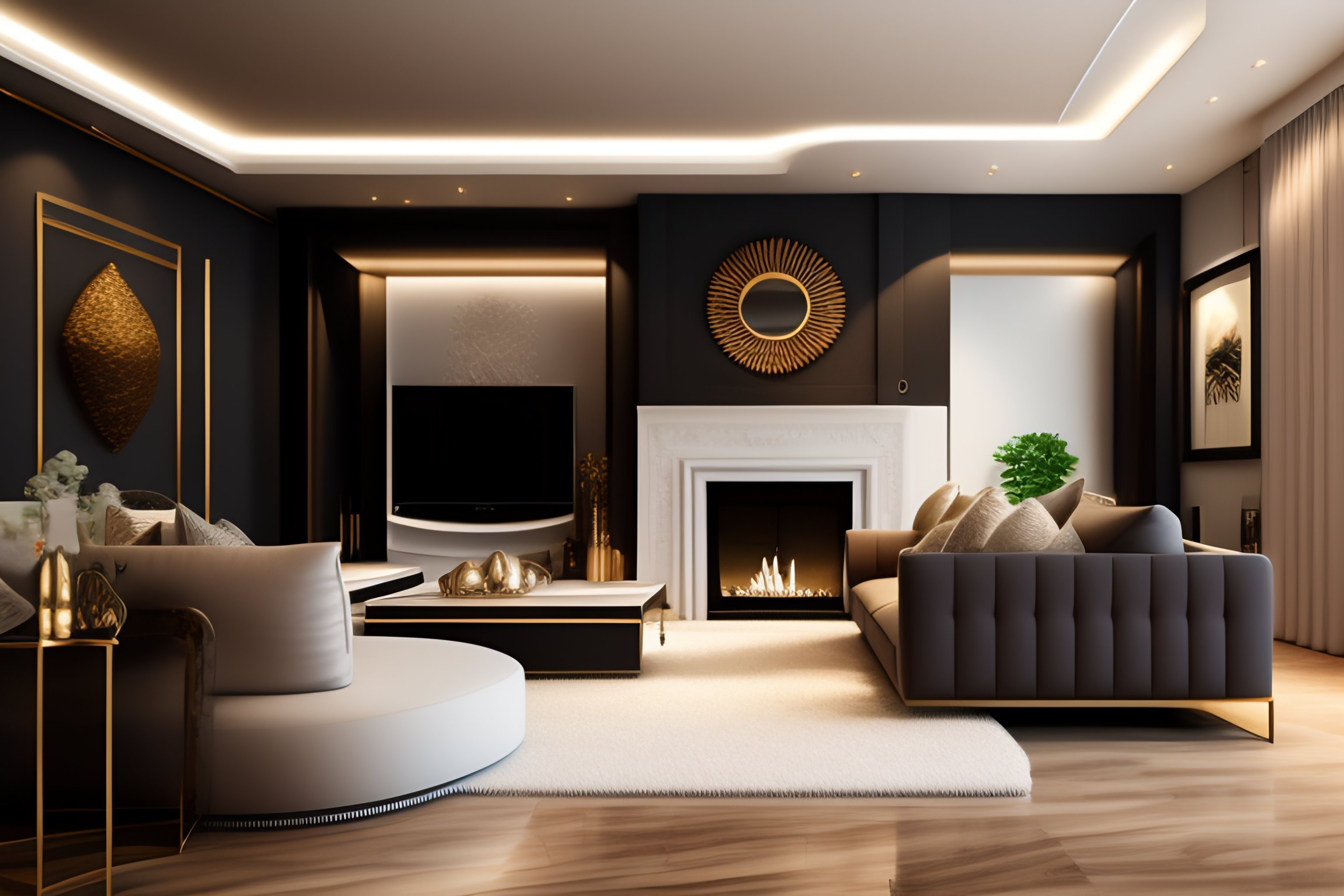 Lexica - Interior house , elegant , family room