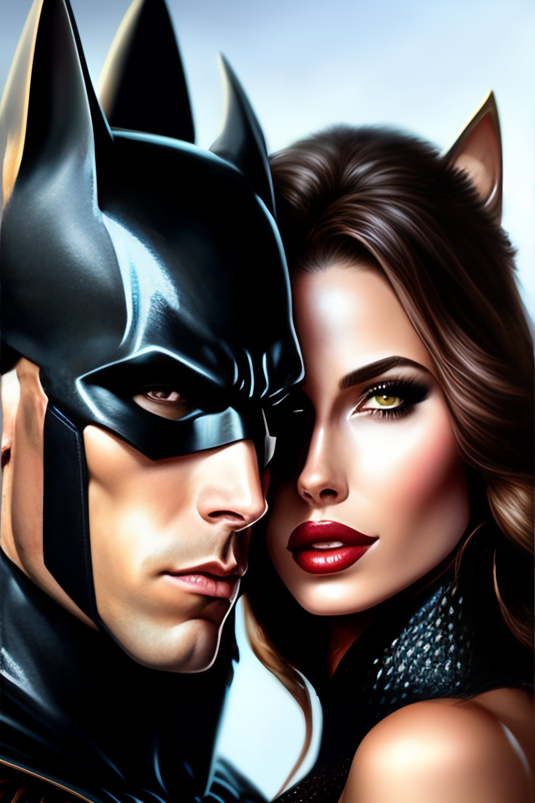 Batman Catwoman Kiss