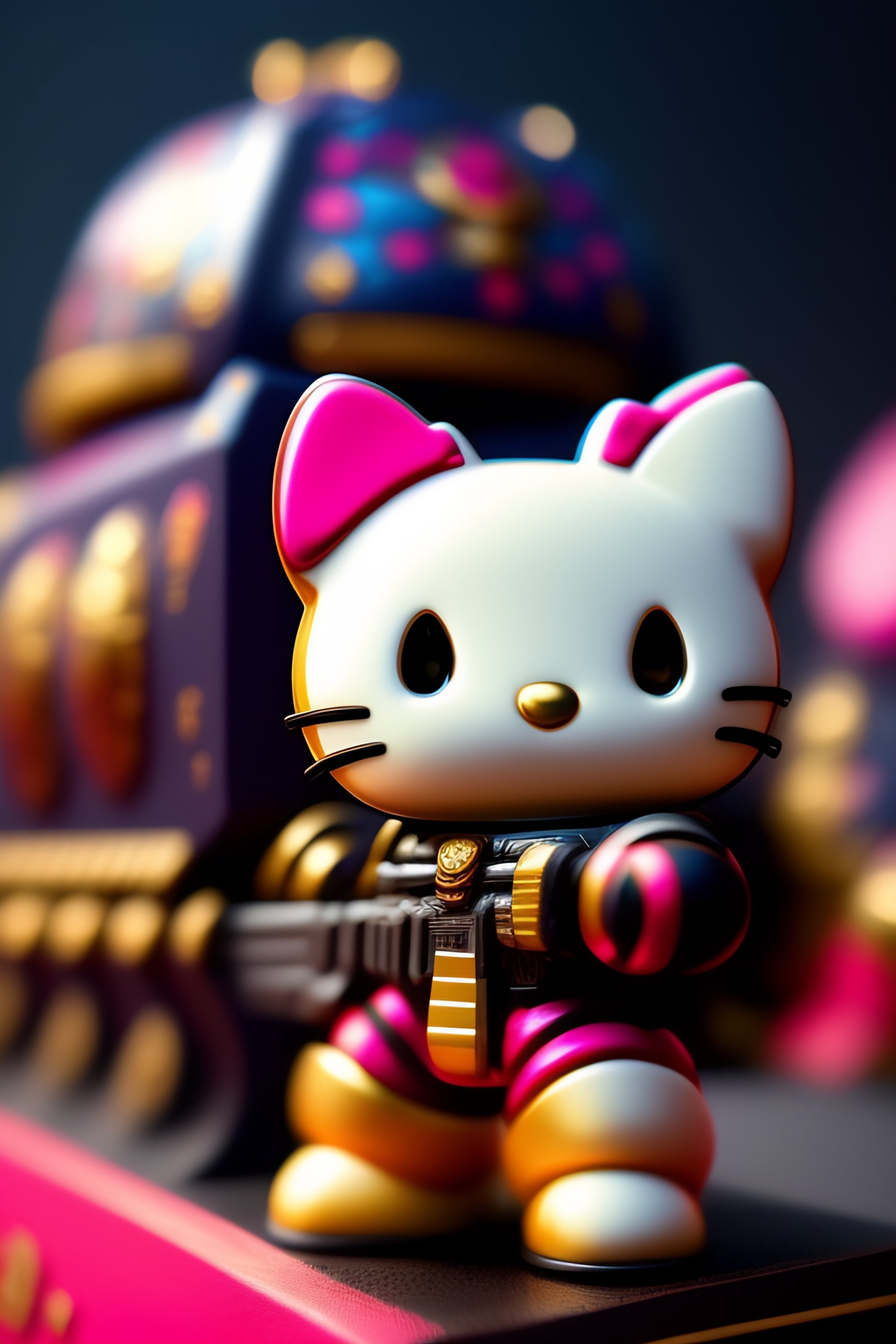 Lexica - A hello kitty chaos space marine