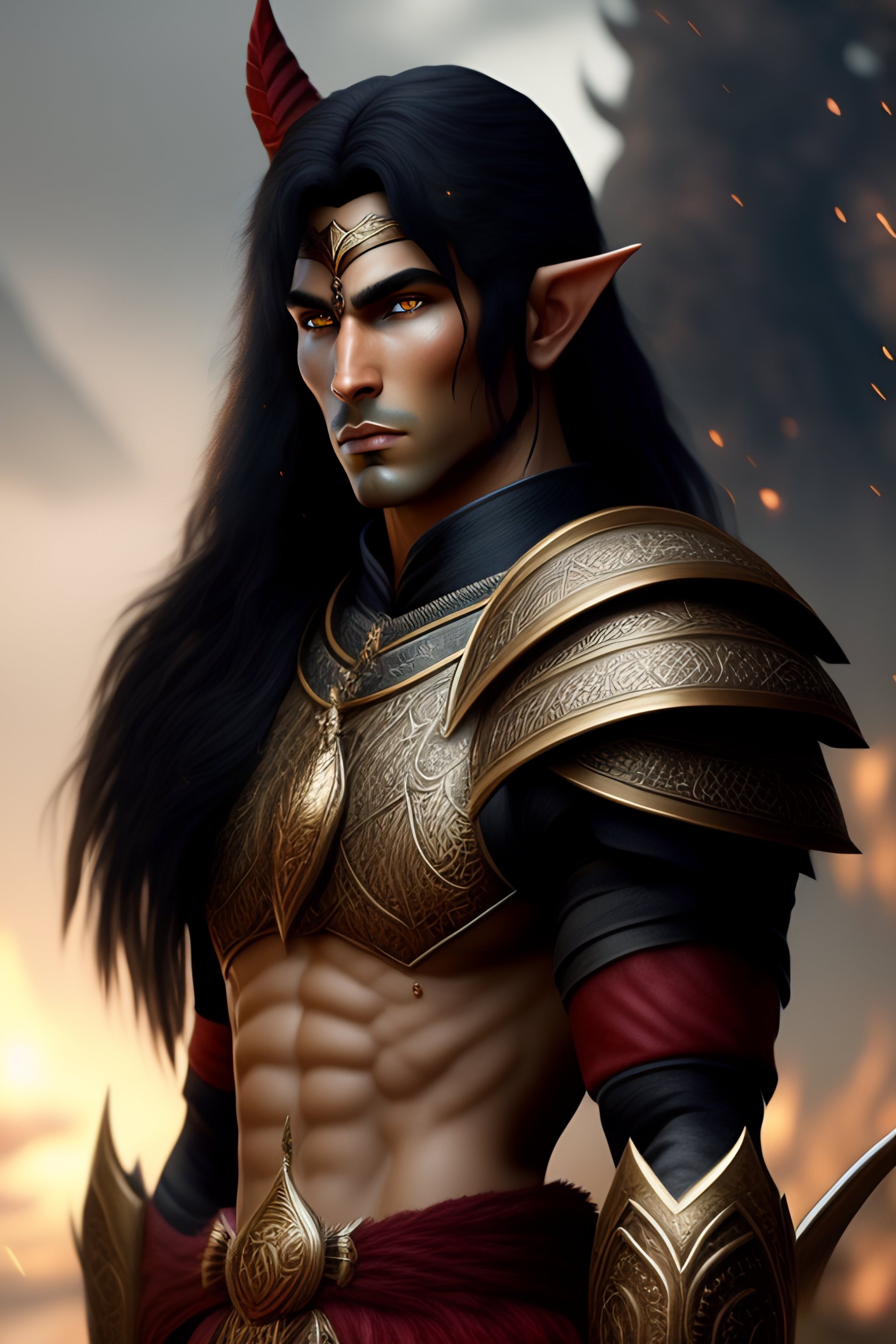 male elven fighter