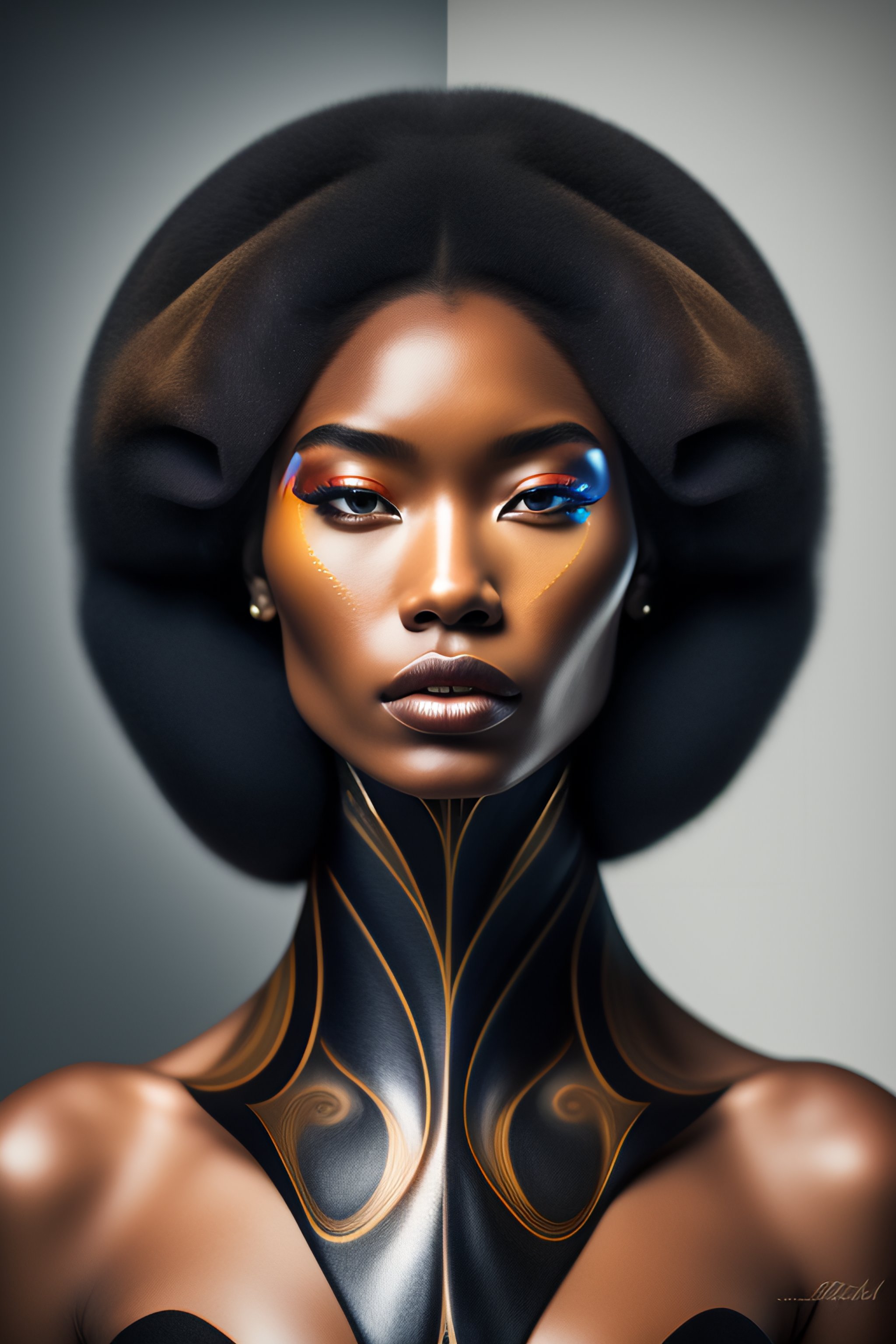 Lexica - Perfect symmetrical face hyperrealism portrait of a beautiful ...