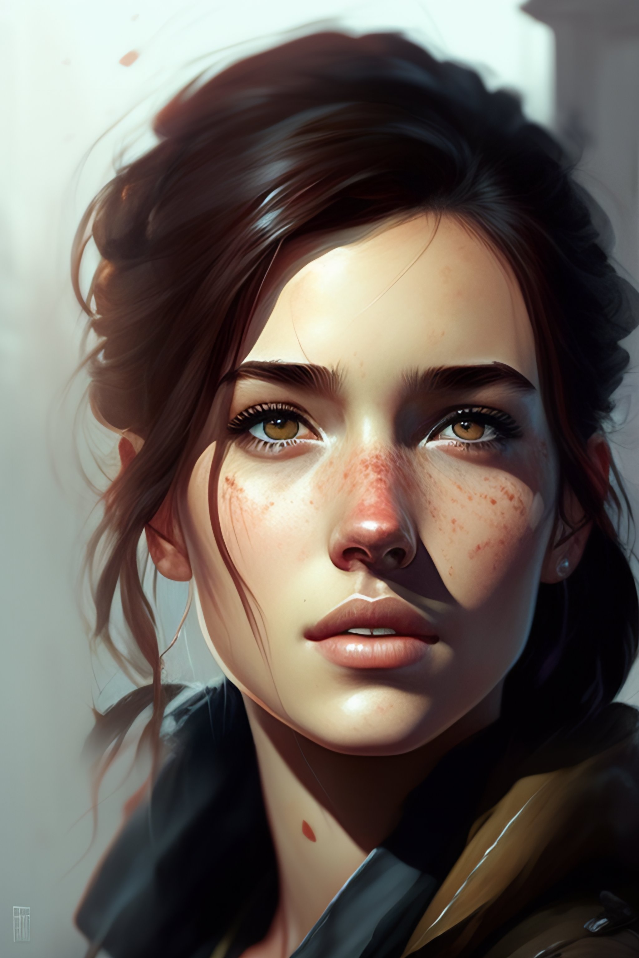 Lexica - Ellie last of us, digital portrait, beautiful, artstation ...