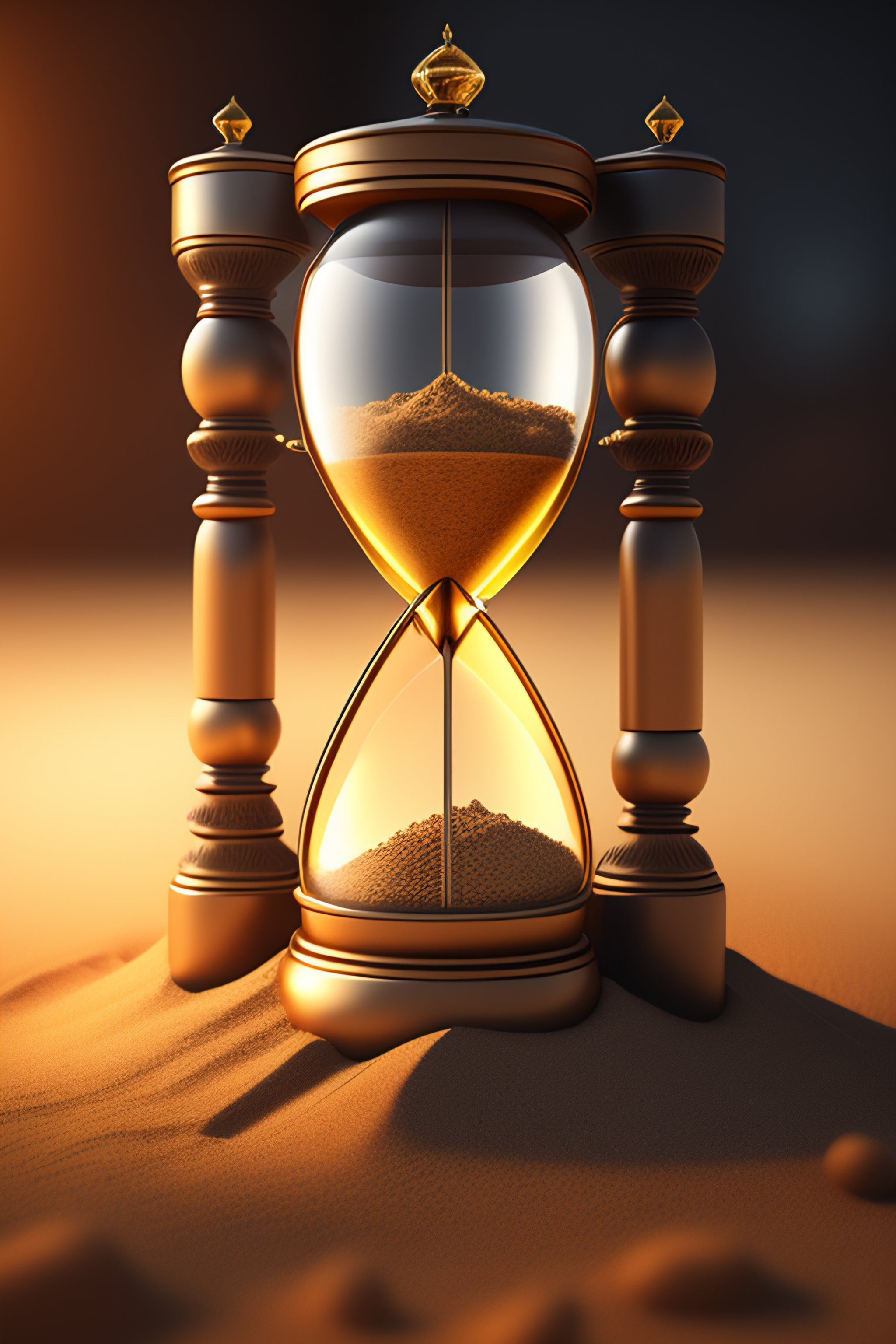 ancient hourglass