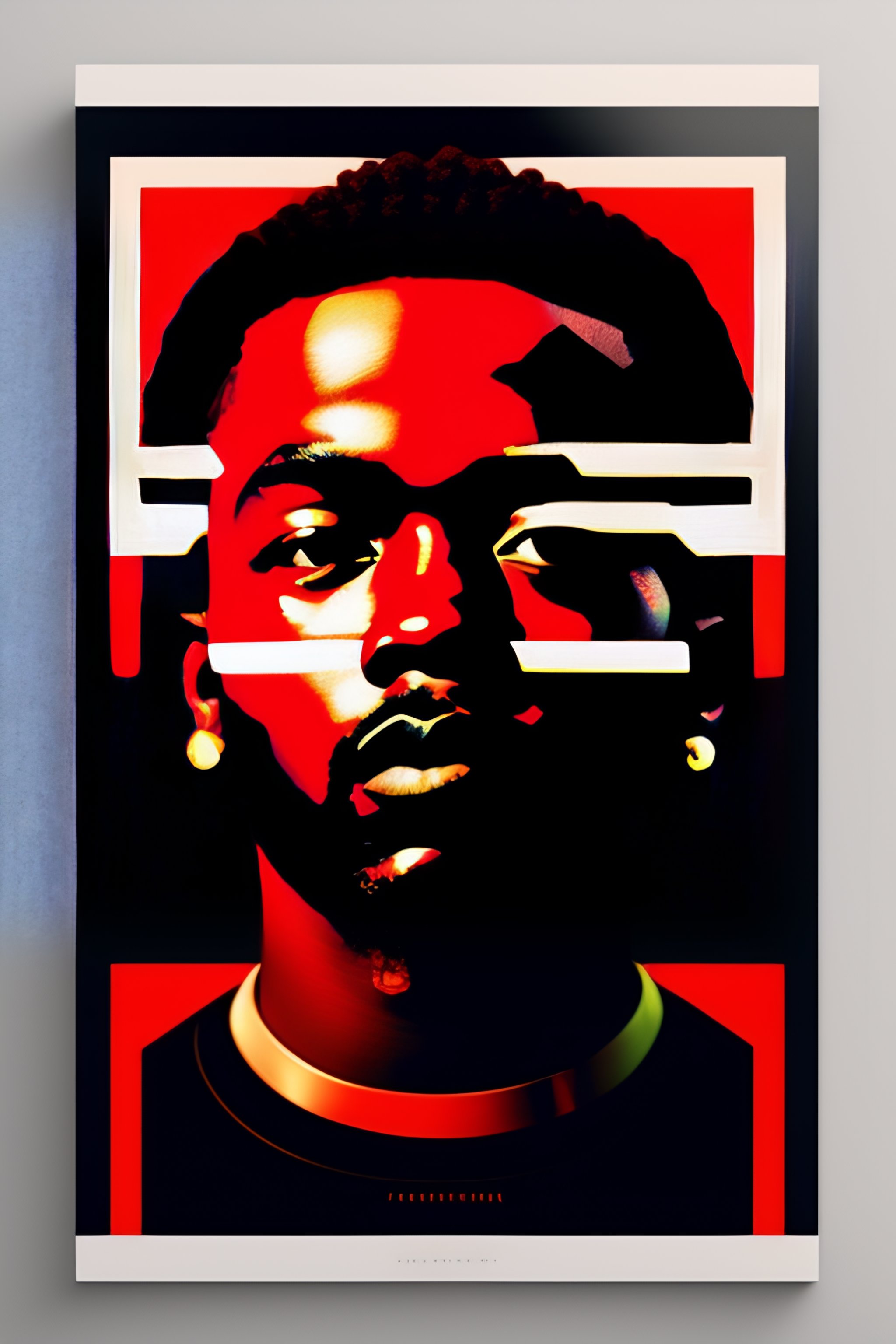 Lexica - Constructivism album cover design for kendrick lamar, in the style  of Virgil Abloh, no words