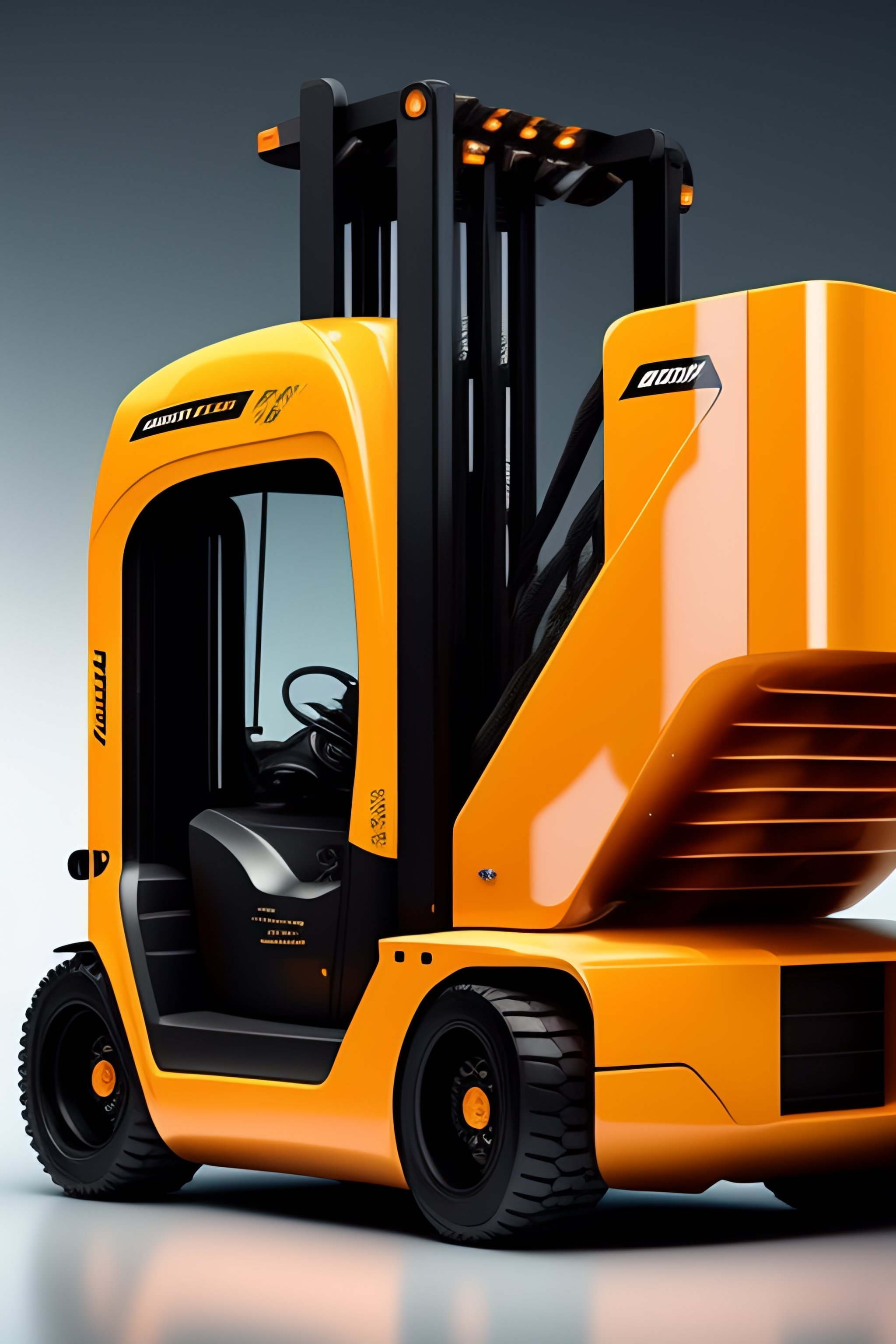 Lexica Forklift,, Sleek, modern design, autonomous, streamlined
