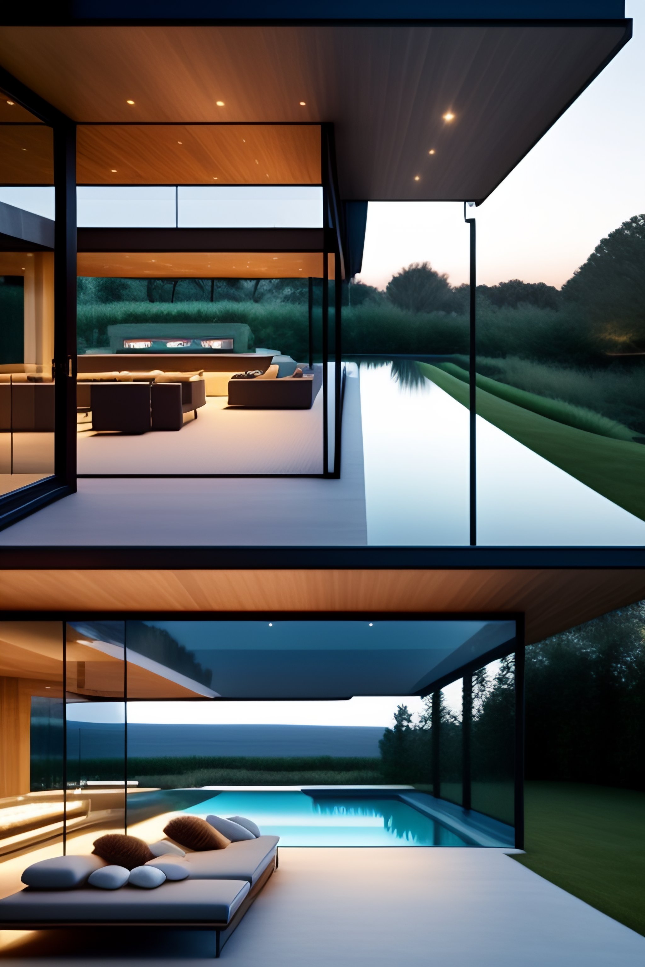 Lexica - The back of the house should be equally impressive, with large ...