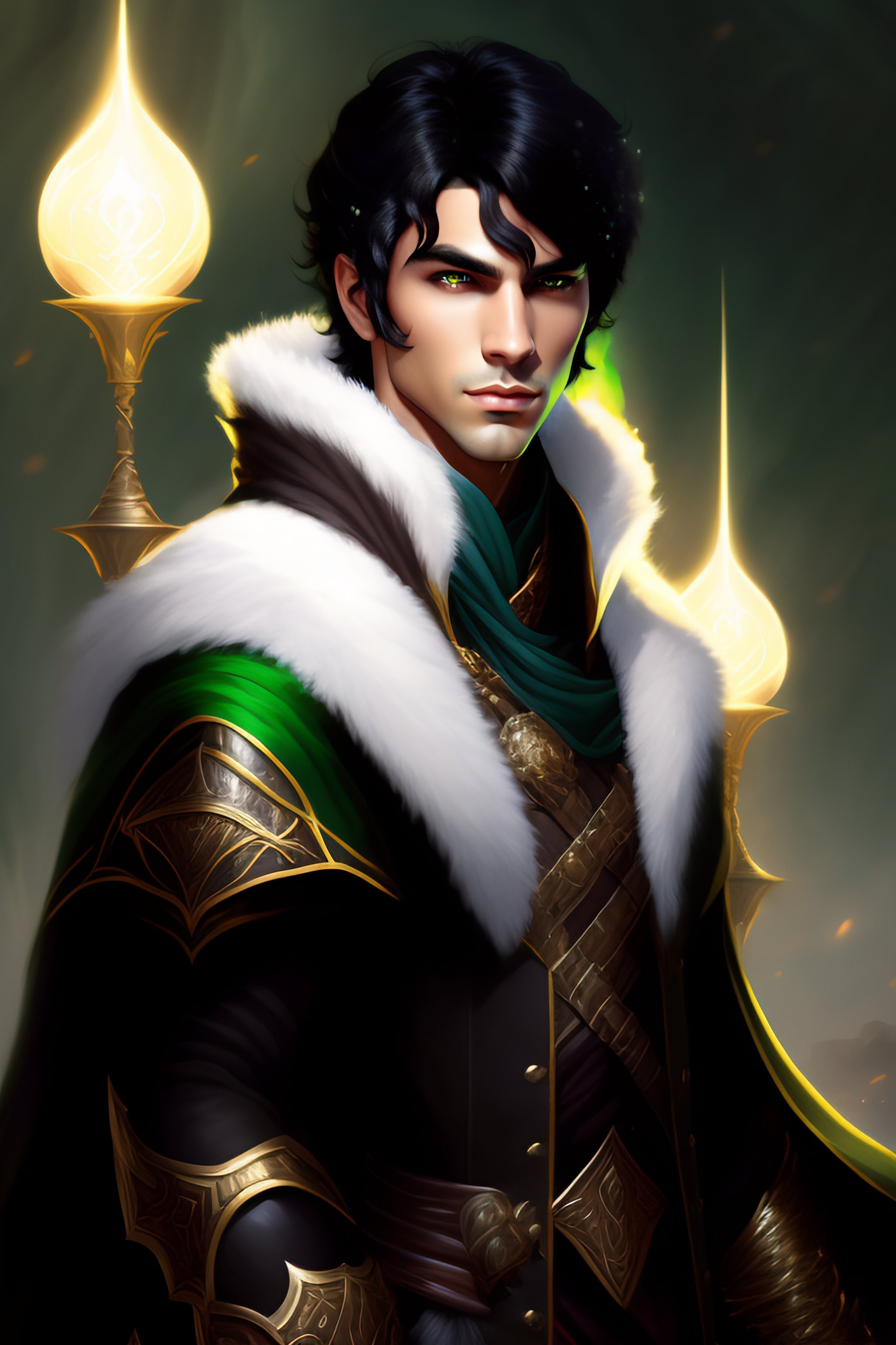 Lexica - Magic the gathering, Planeswalker, Black hair, Black and green ...