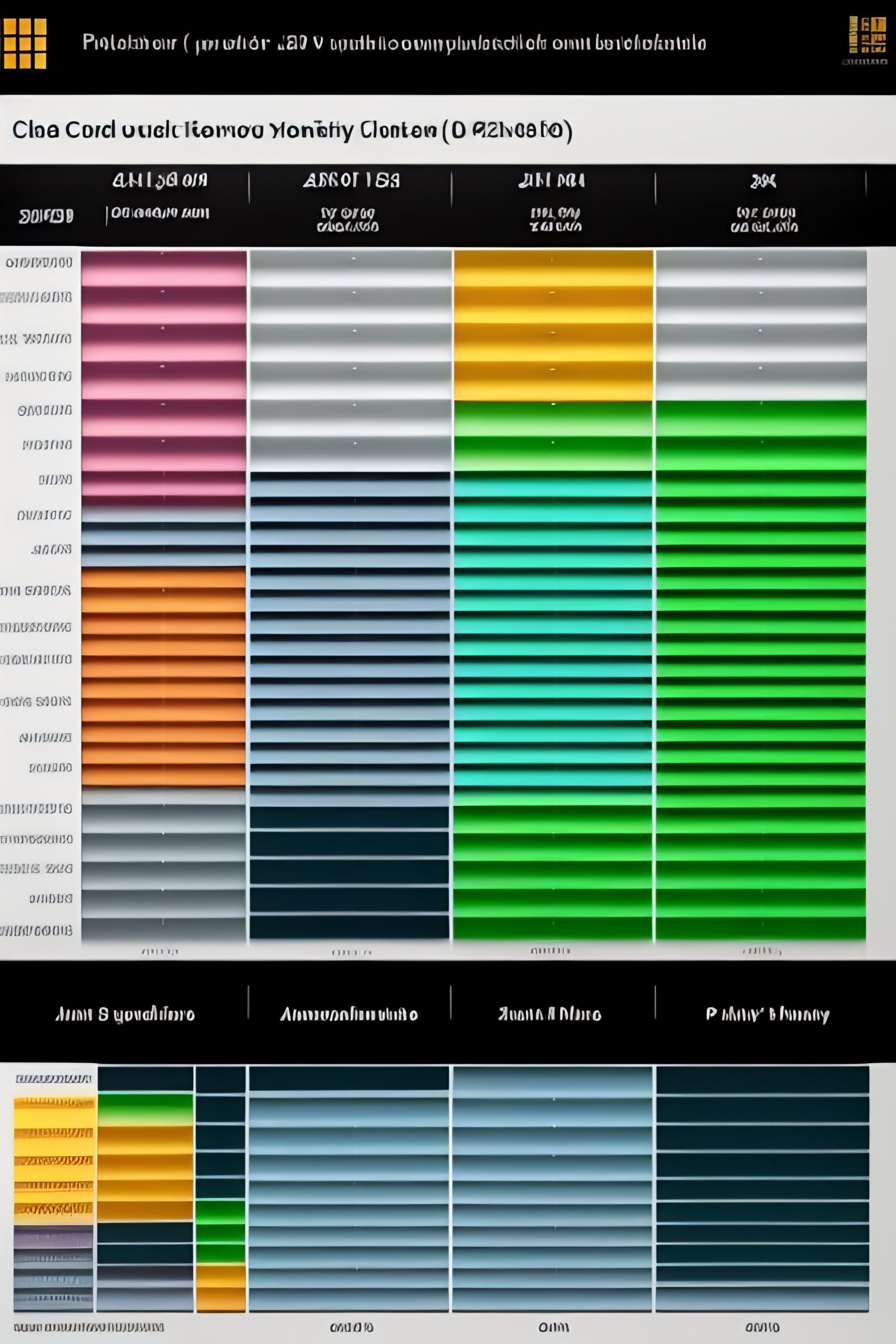 Lexica - Charts from a machine in a production facility