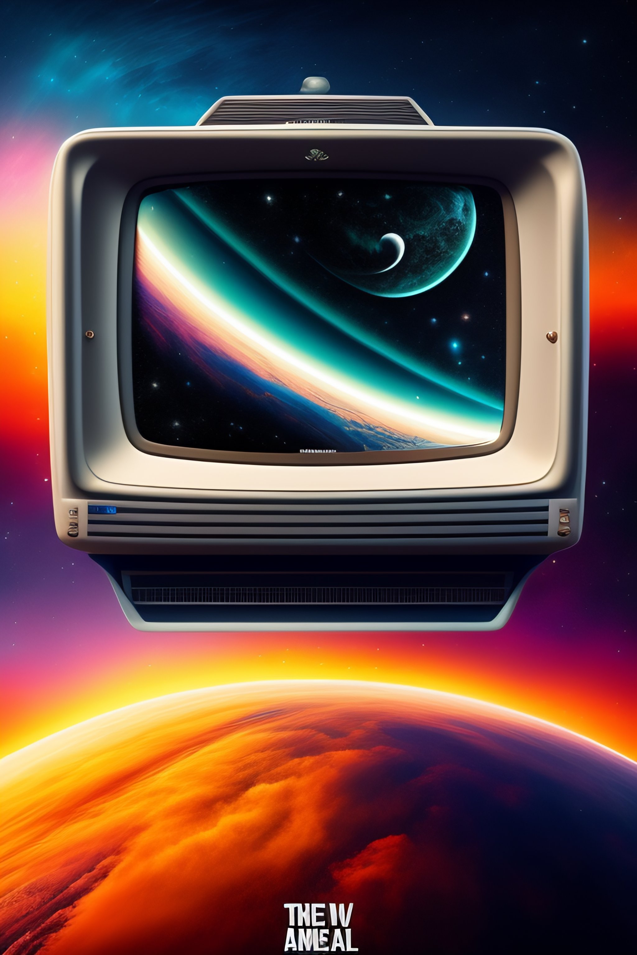 Lexica A TV in space, dream univers