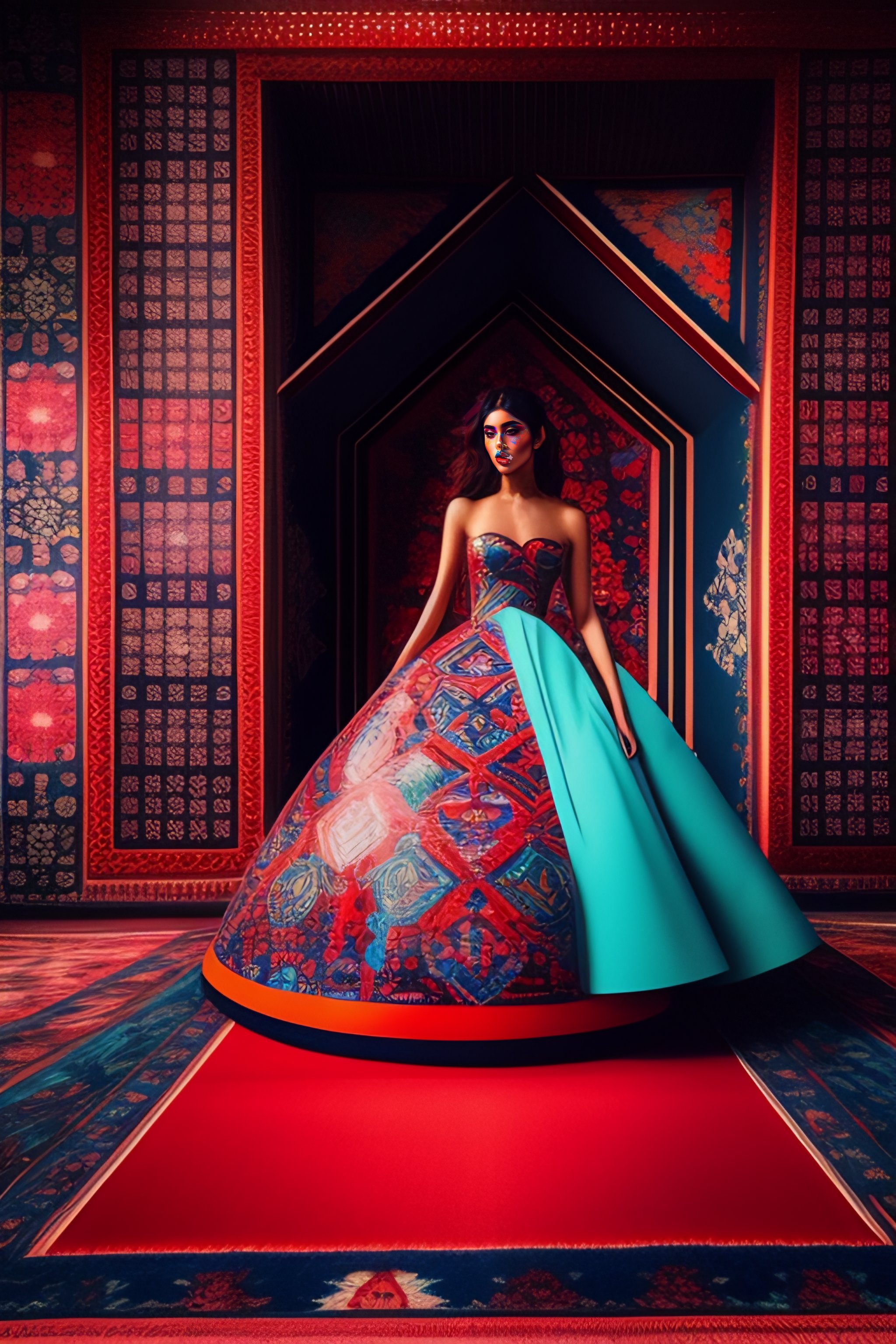Lexica - Persian pop art , fashion style, urban art