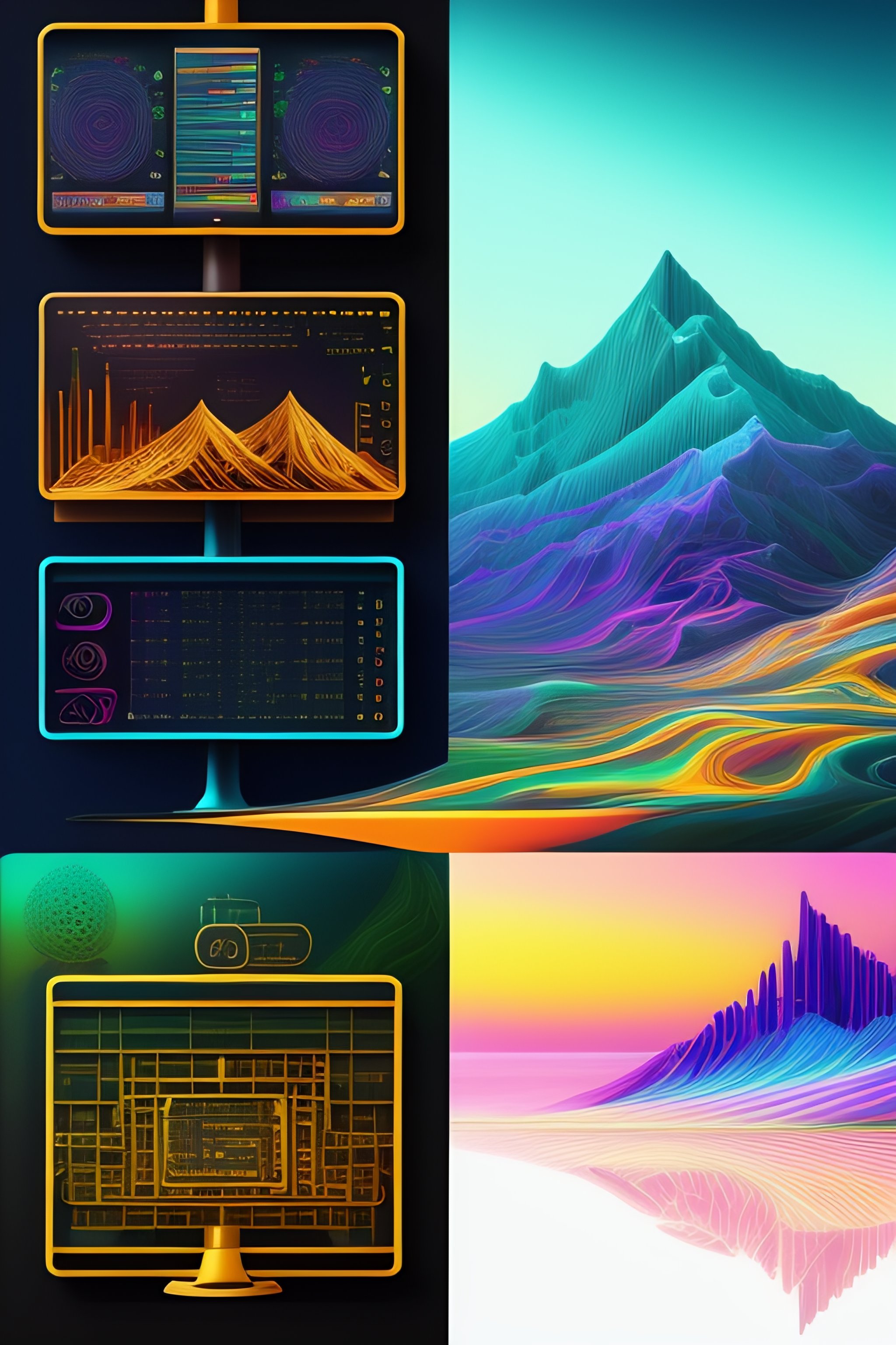 Lexica - Artificial neural network in drawing style