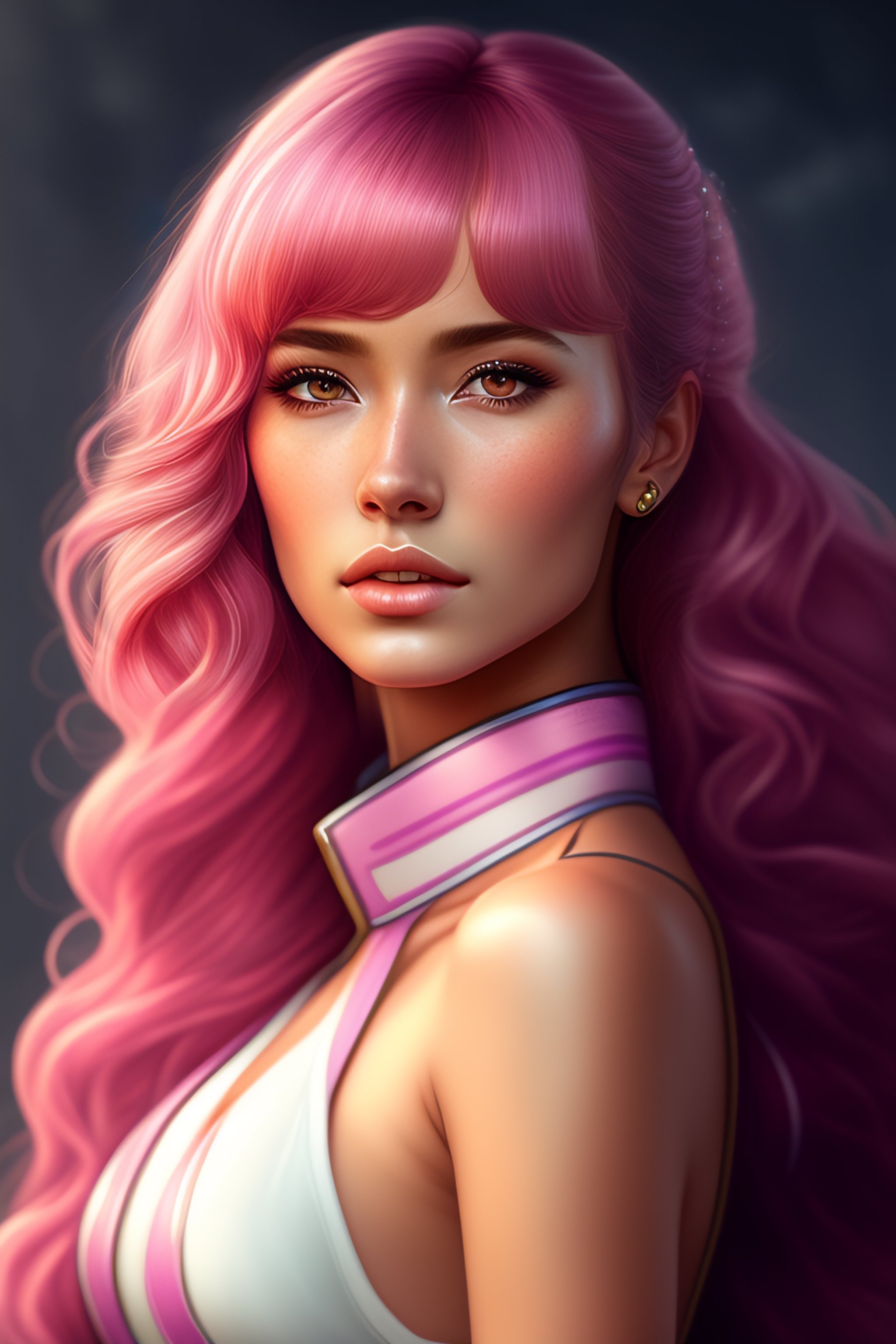 lexica-hyperrealistic-portrait-of-female-in-dgs-illustration-style