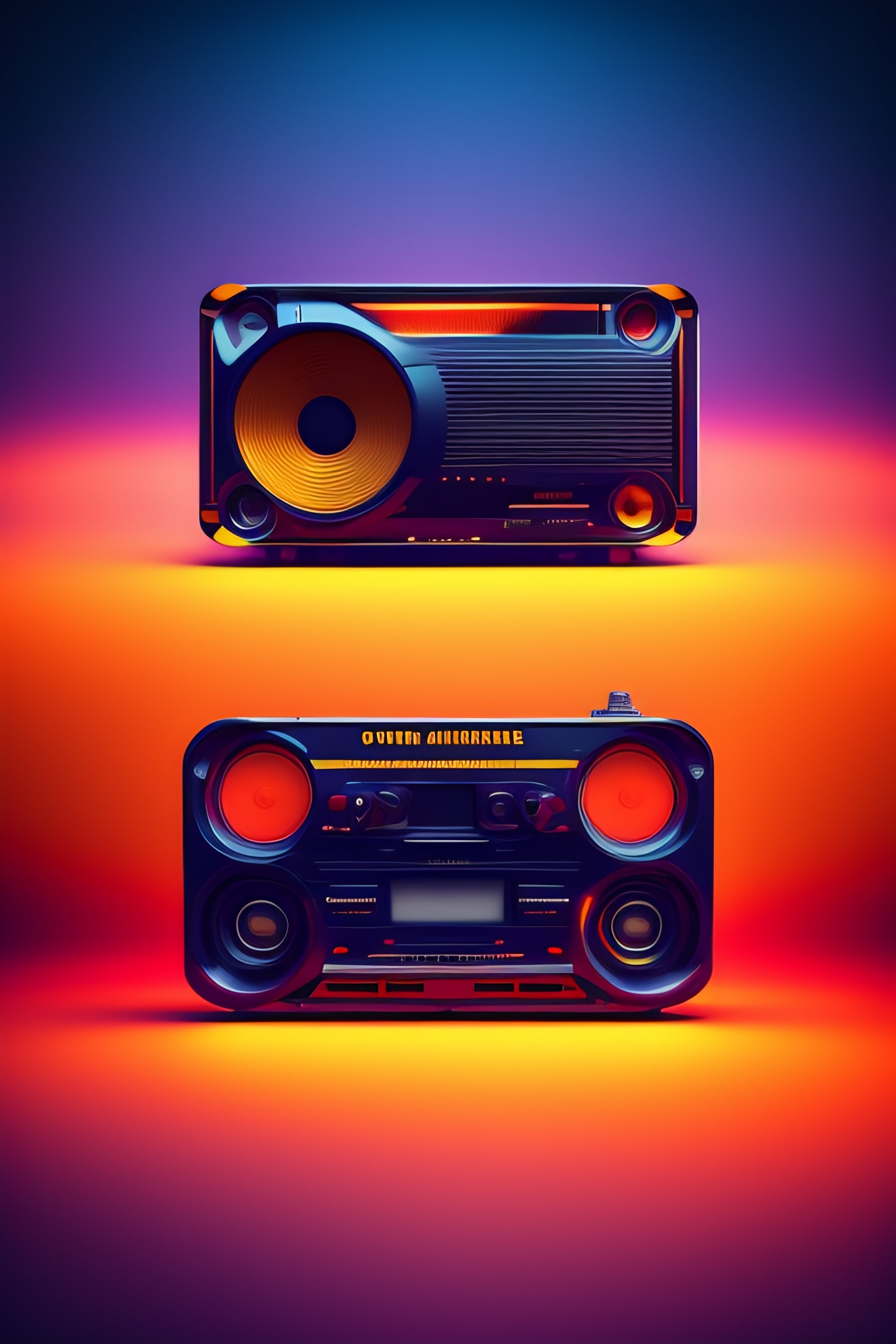 An old retro vintage radio, technology, music, retro Styled, old-fashioned  wallpaper