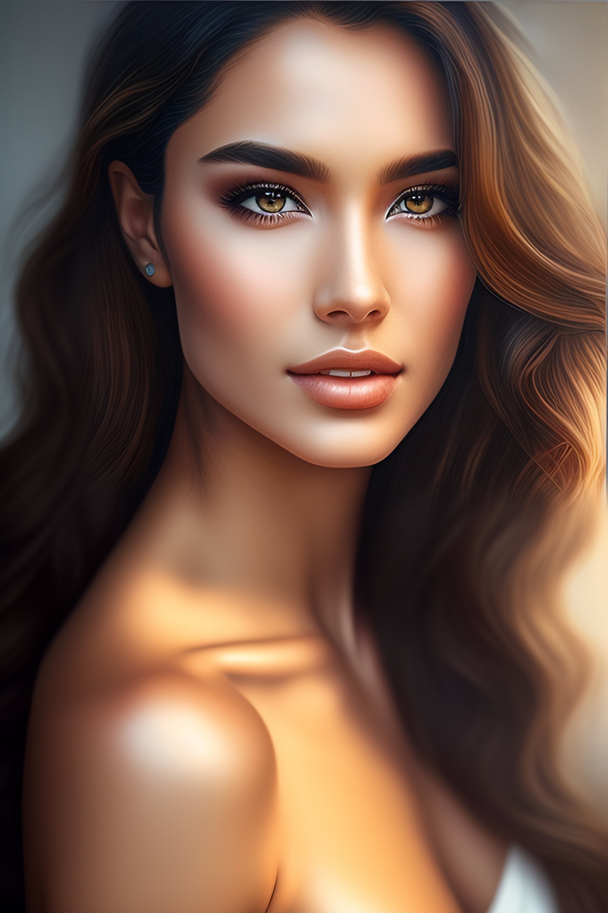 Lexica - A gorgeous female photo, professionally retouched, soft ...