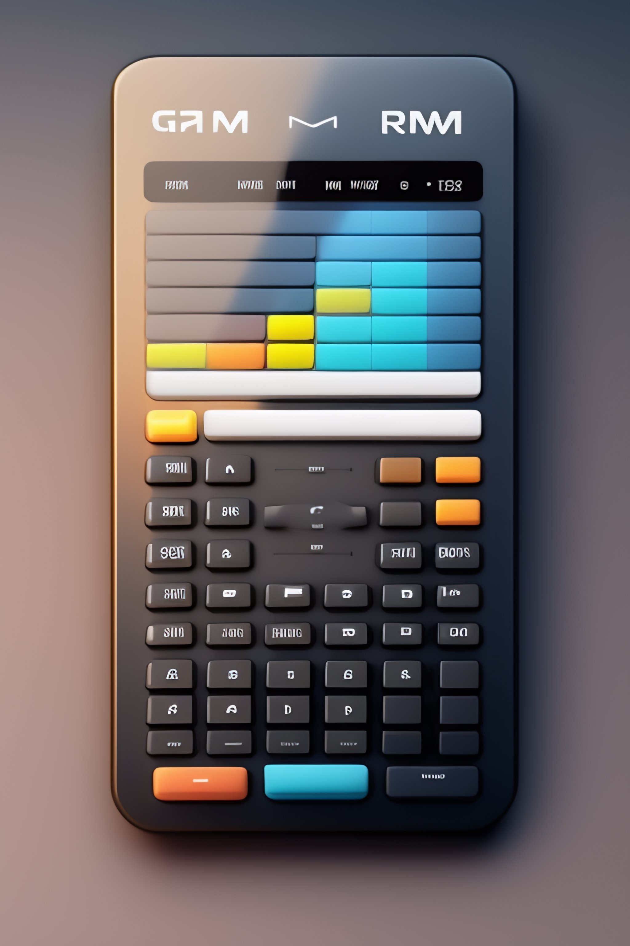 Lexica - Photoshop gnom4 minimal flat UI in dieter rams style