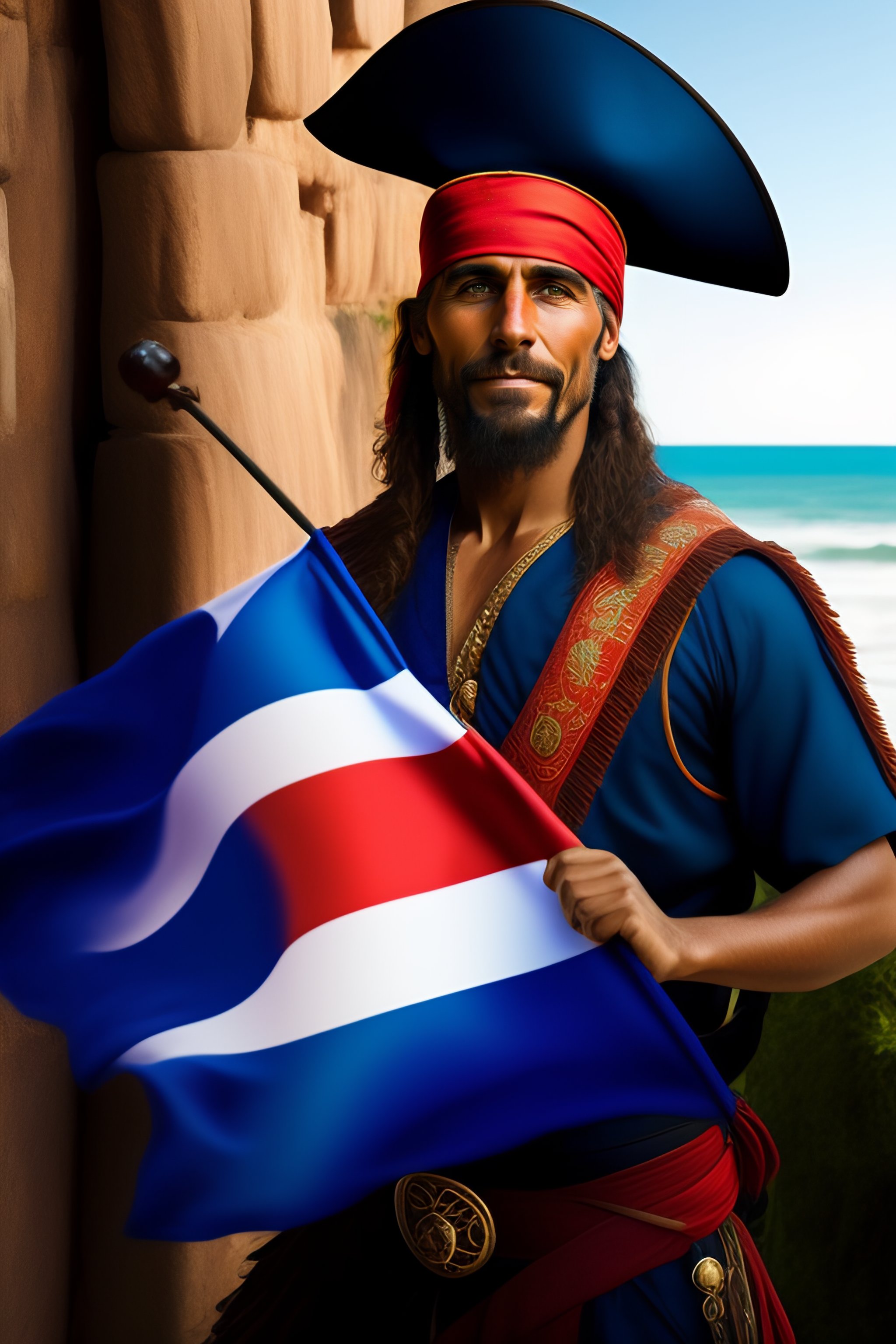 Lexica - Pirate squing with a beautiful uruguayan flag
