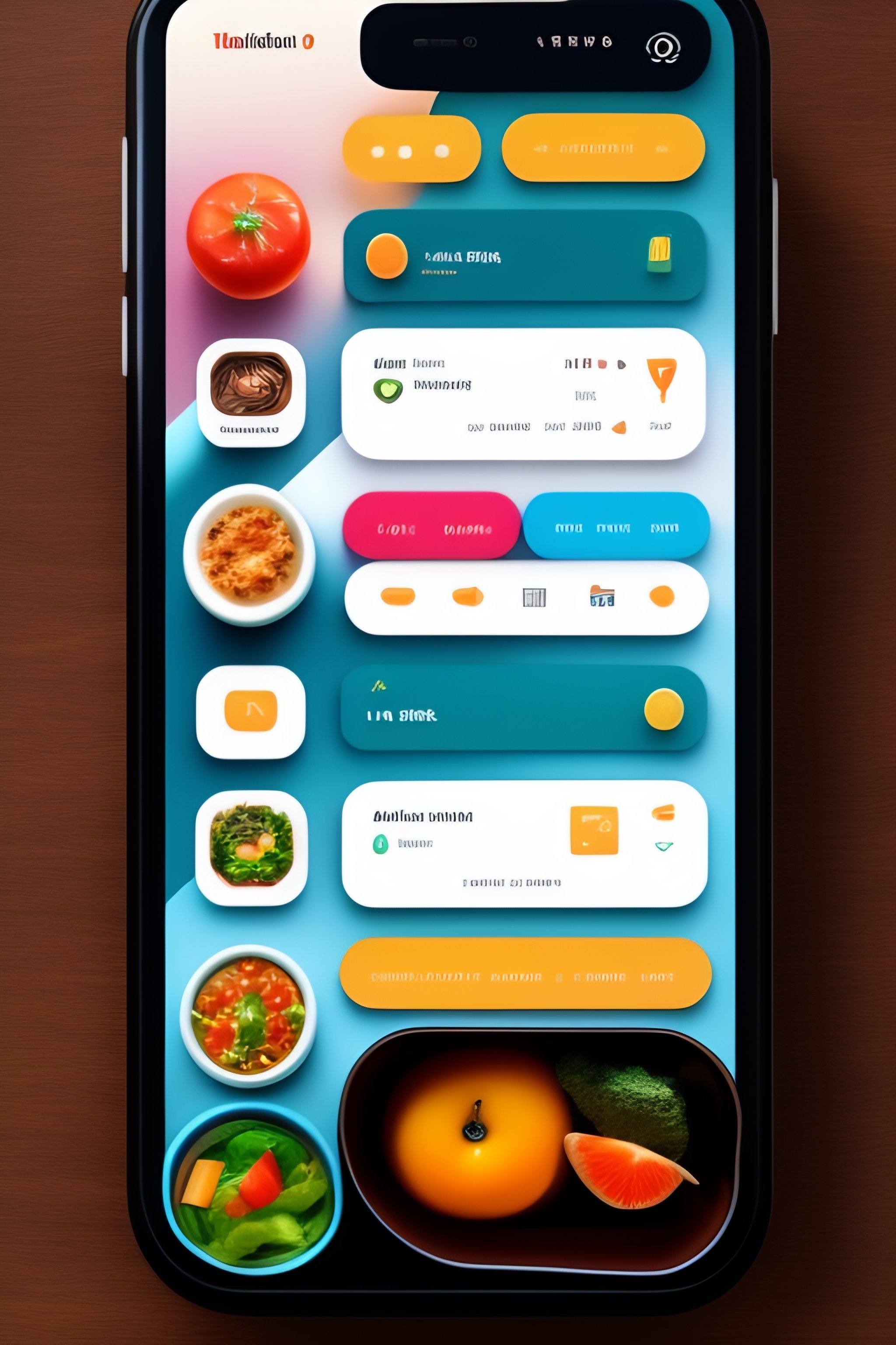 Lexica Modern App UI Bento Menu