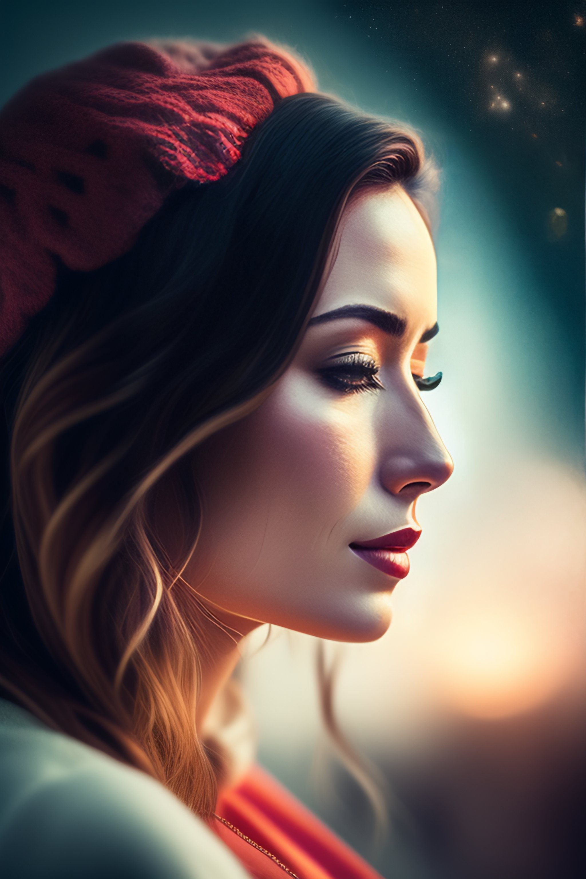 Lexica - A woman imagining being loved by someone who does not love her ...