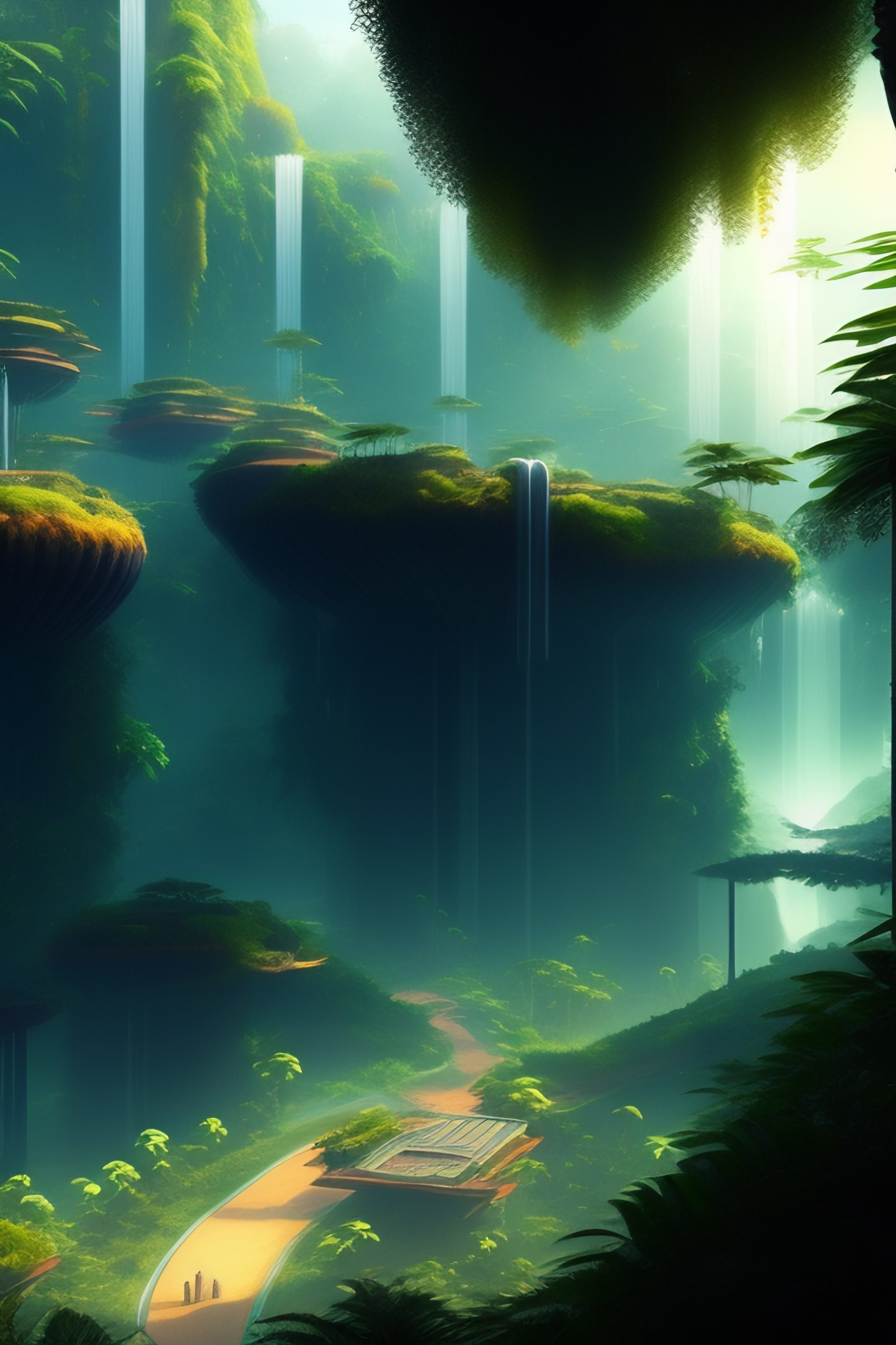 Lexica - A high tech solarpunk utopia in the Amazon rainforest