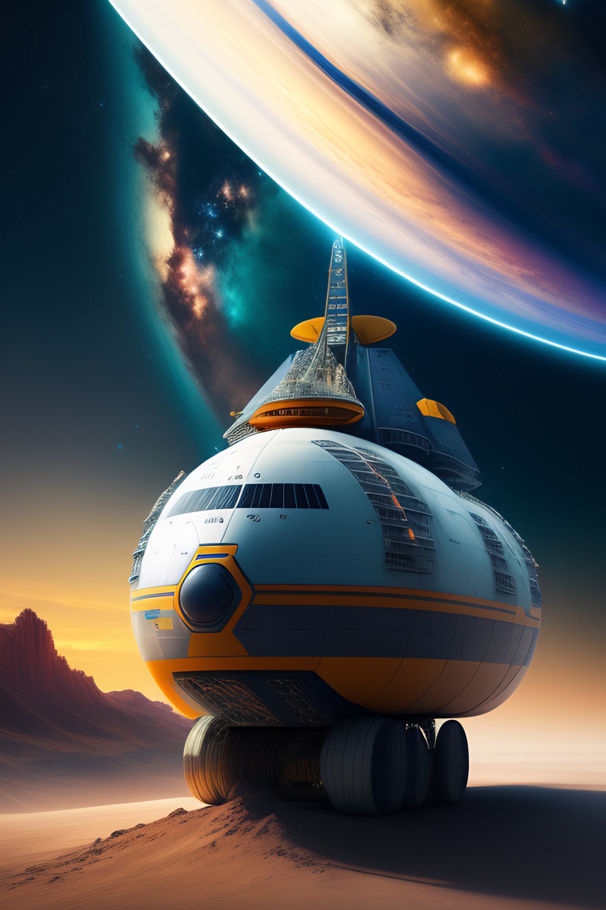 Lexica Garbage collector spaceship, garbage of the galaxy, the movie