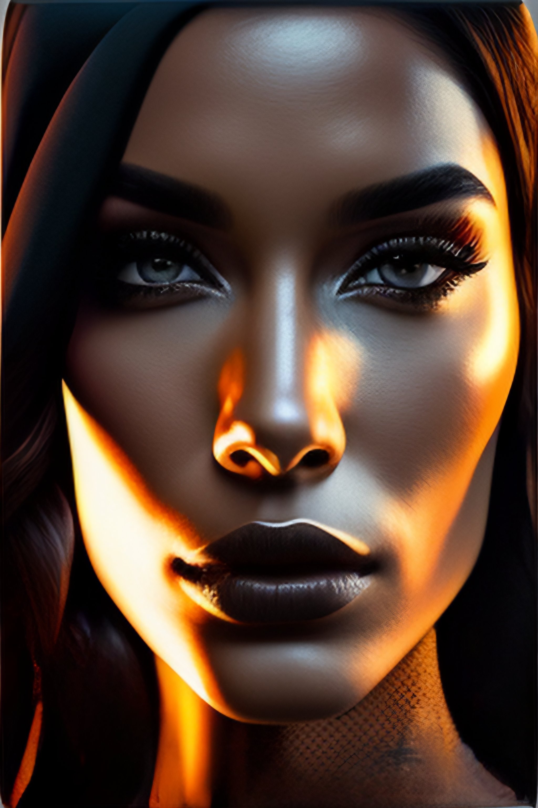 Lexica Lexica, fine detailed, watching frontal in camera, darkroom