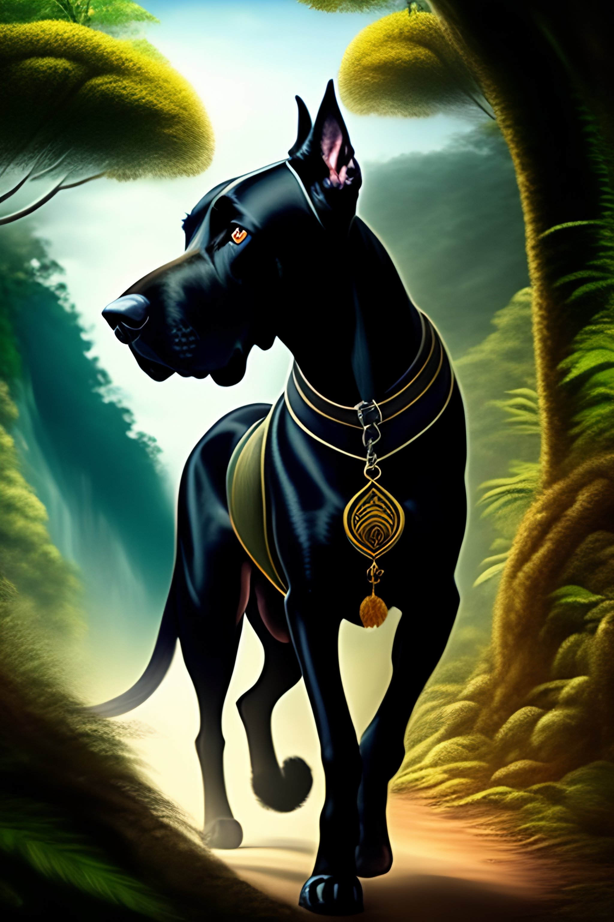 Animated best sale great dane