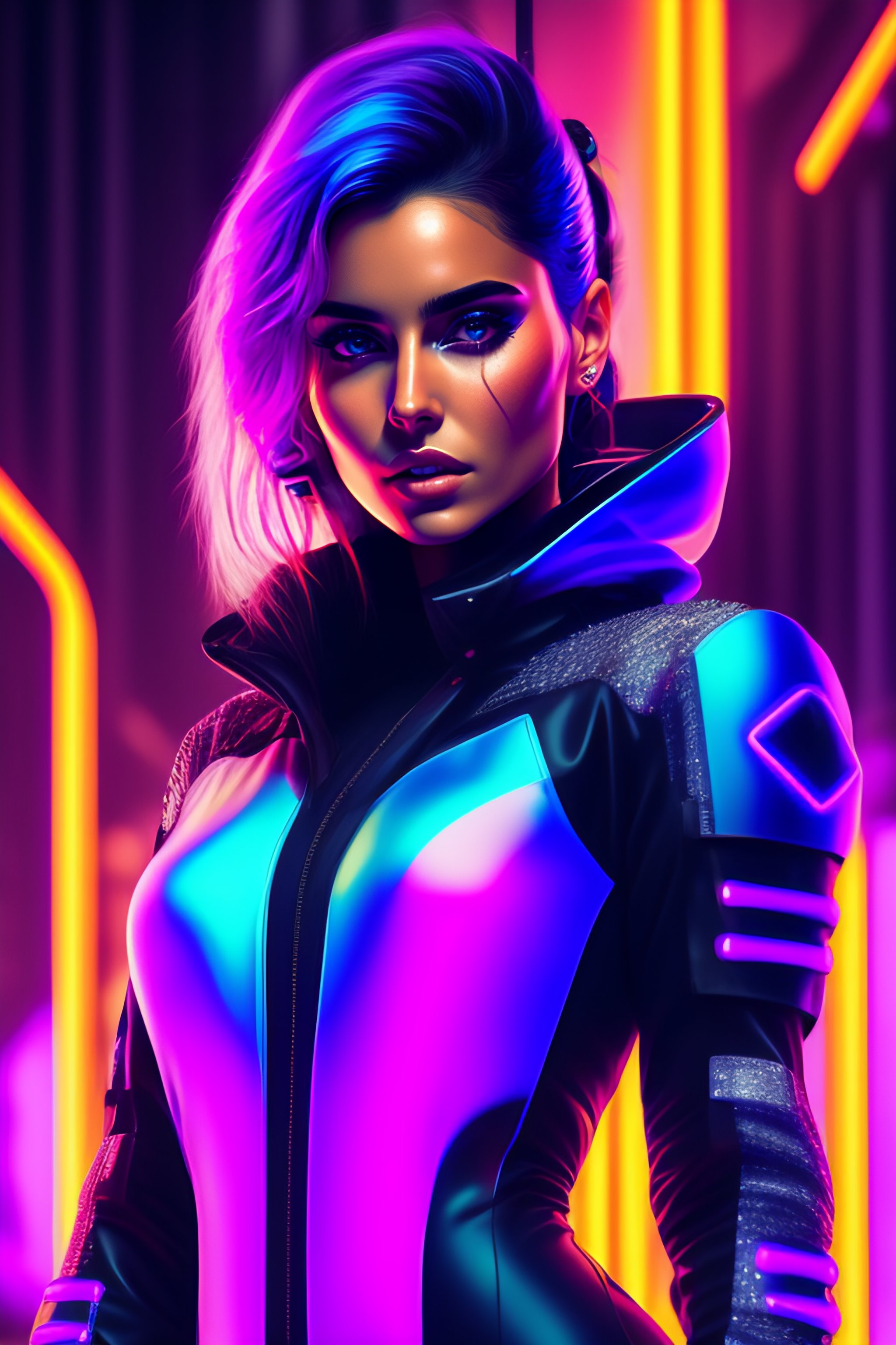 Maschera antigas Cyberpunk Neon viola Modello 3D $39 - .gltf .obj