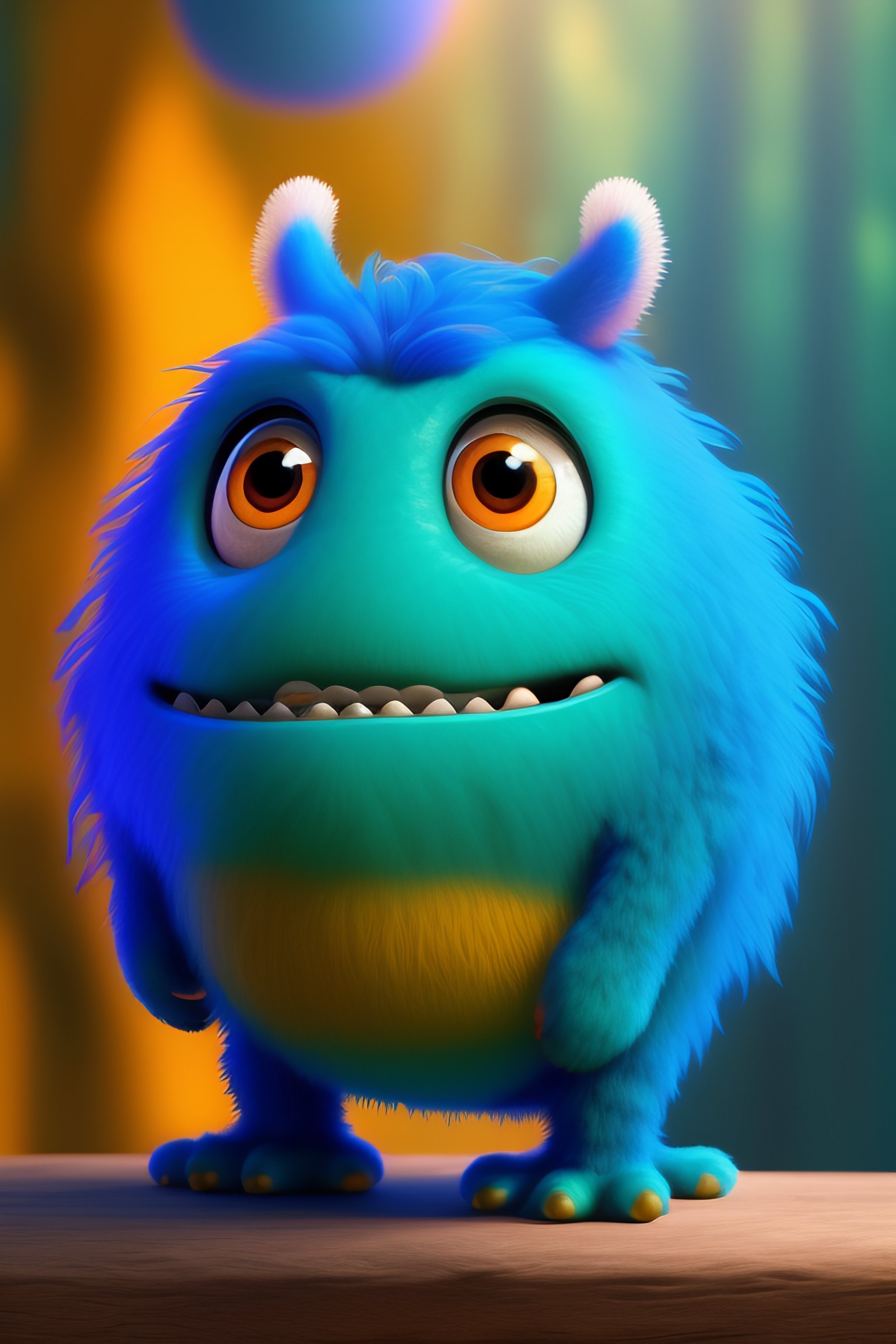 Lexica - MONSTER BLUE, CARTOON, PIXAR STYLE, DETALLADO, LOVING, HAIRY ...