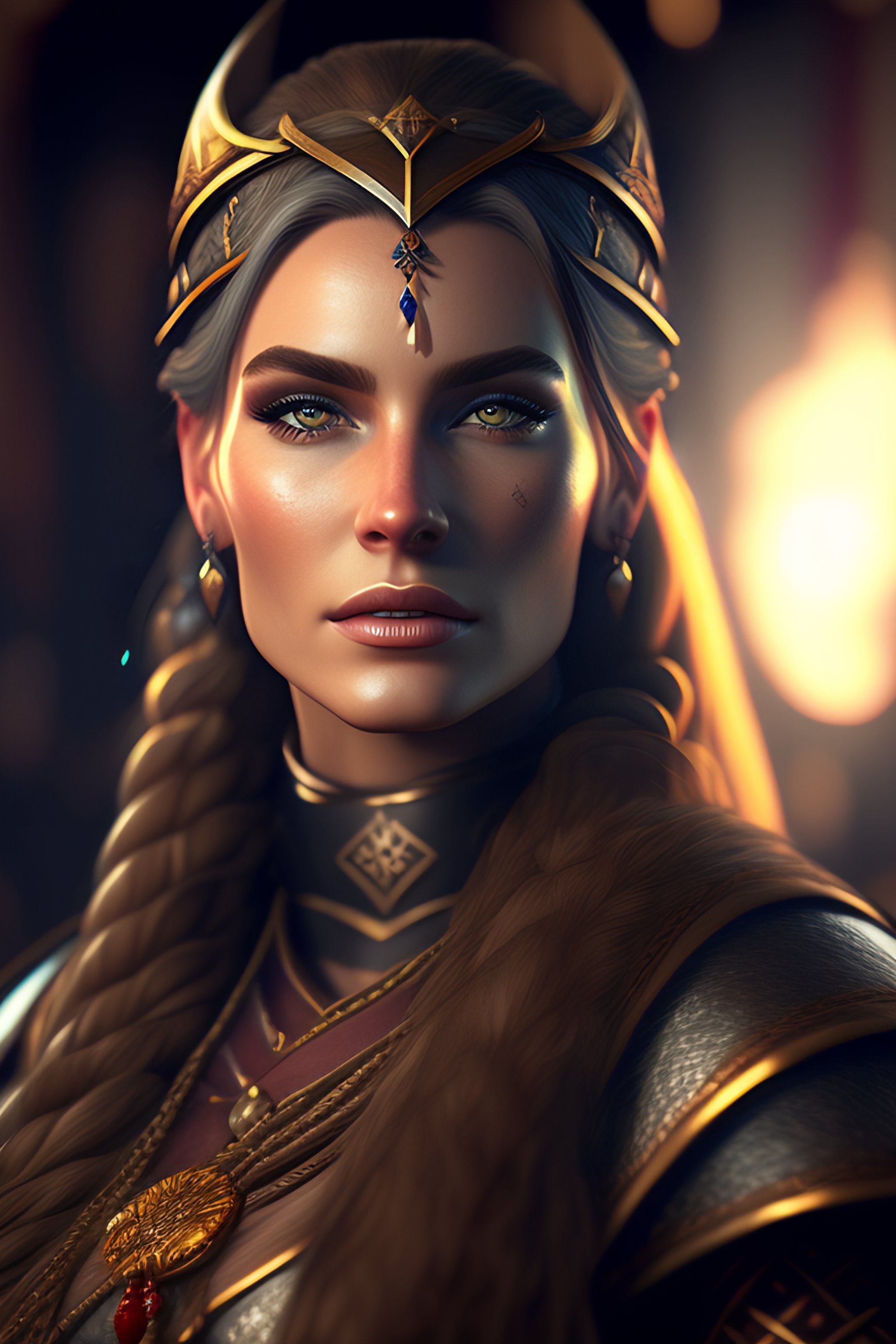 Lexica - Beautiful Viking Woman, Trending On Artstation, Unreal Engine 