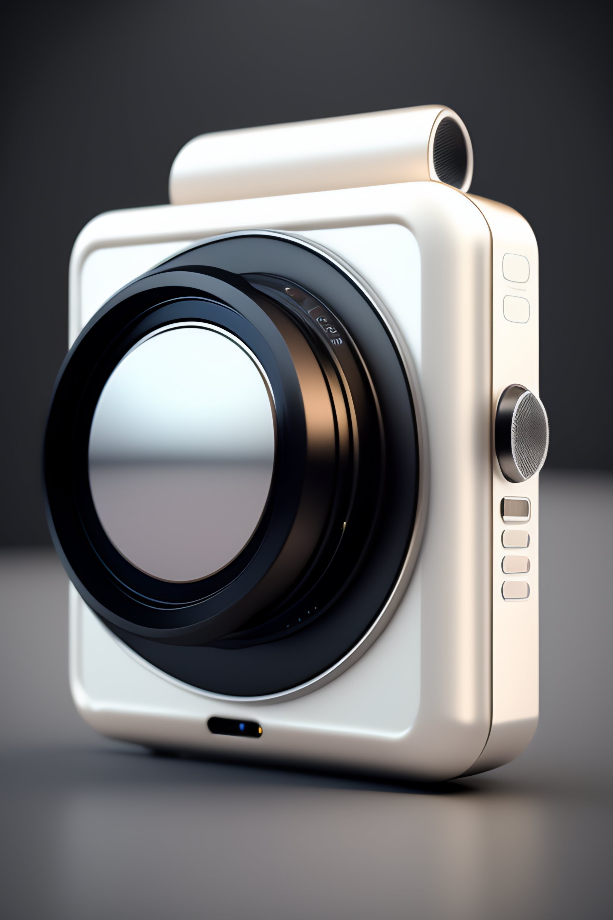 Lexica - Designed by Apple. Futuristic retro digital cinema camera with ...