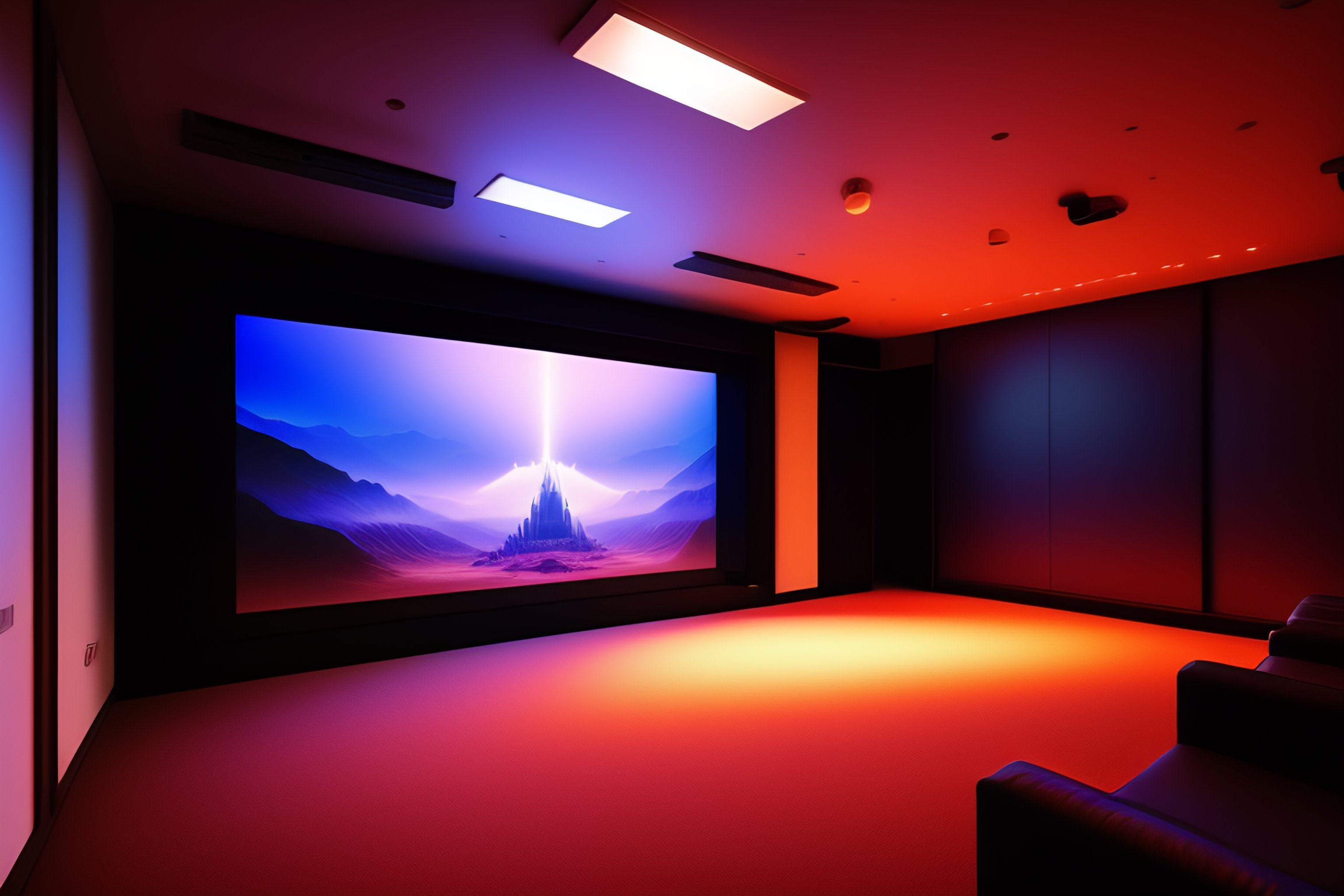Lexica - A projector mapping room with single dark rider about future ...