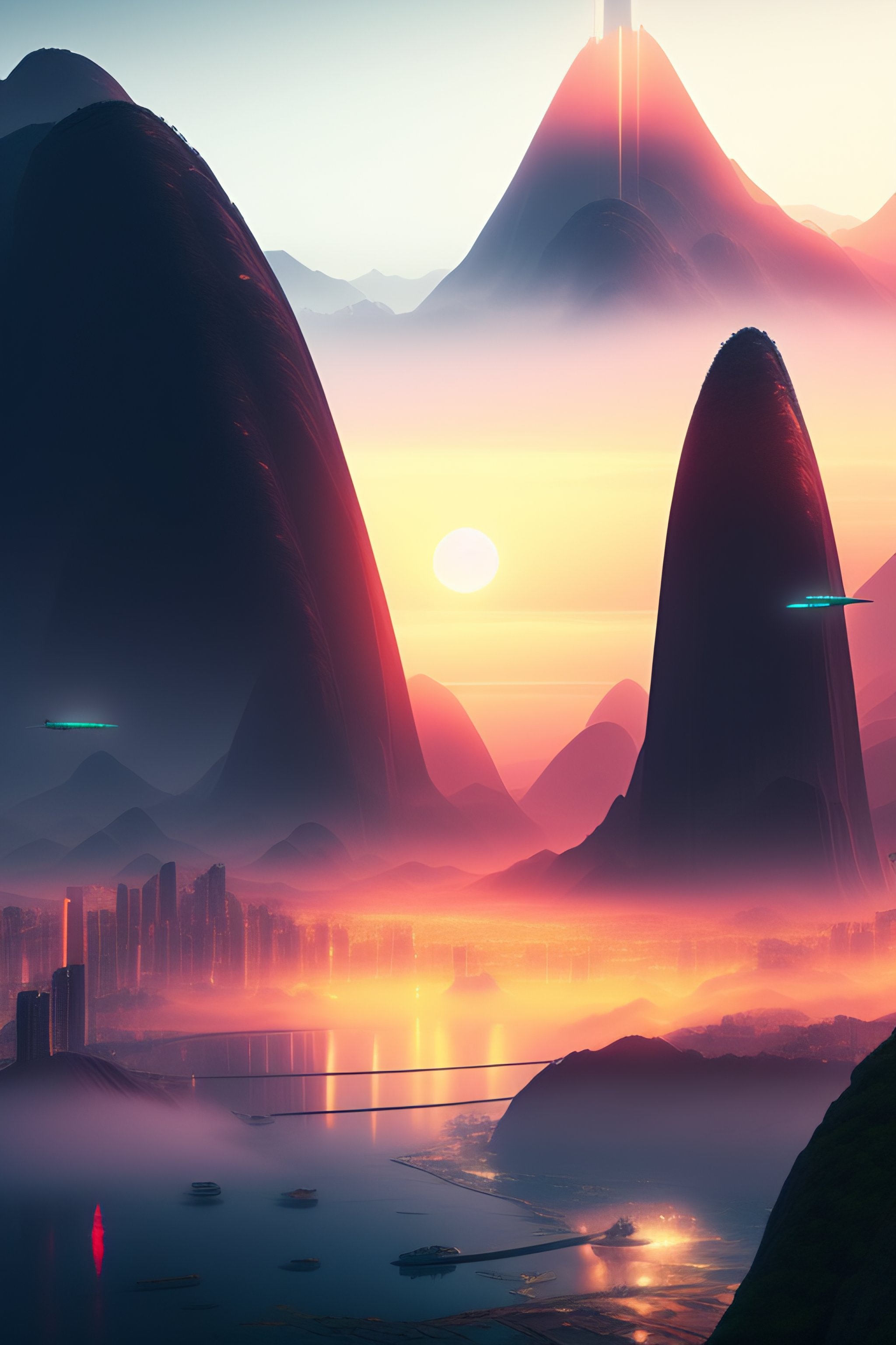 Lexica - A landscape of Rio de Janeiro in the future 2050, future ...