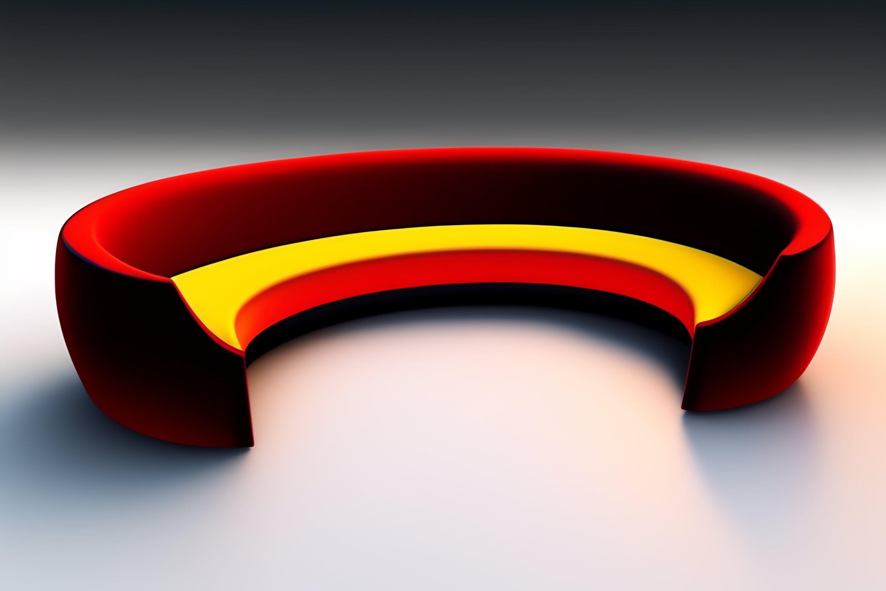 Lexica - Curved sofa designed in solidworks