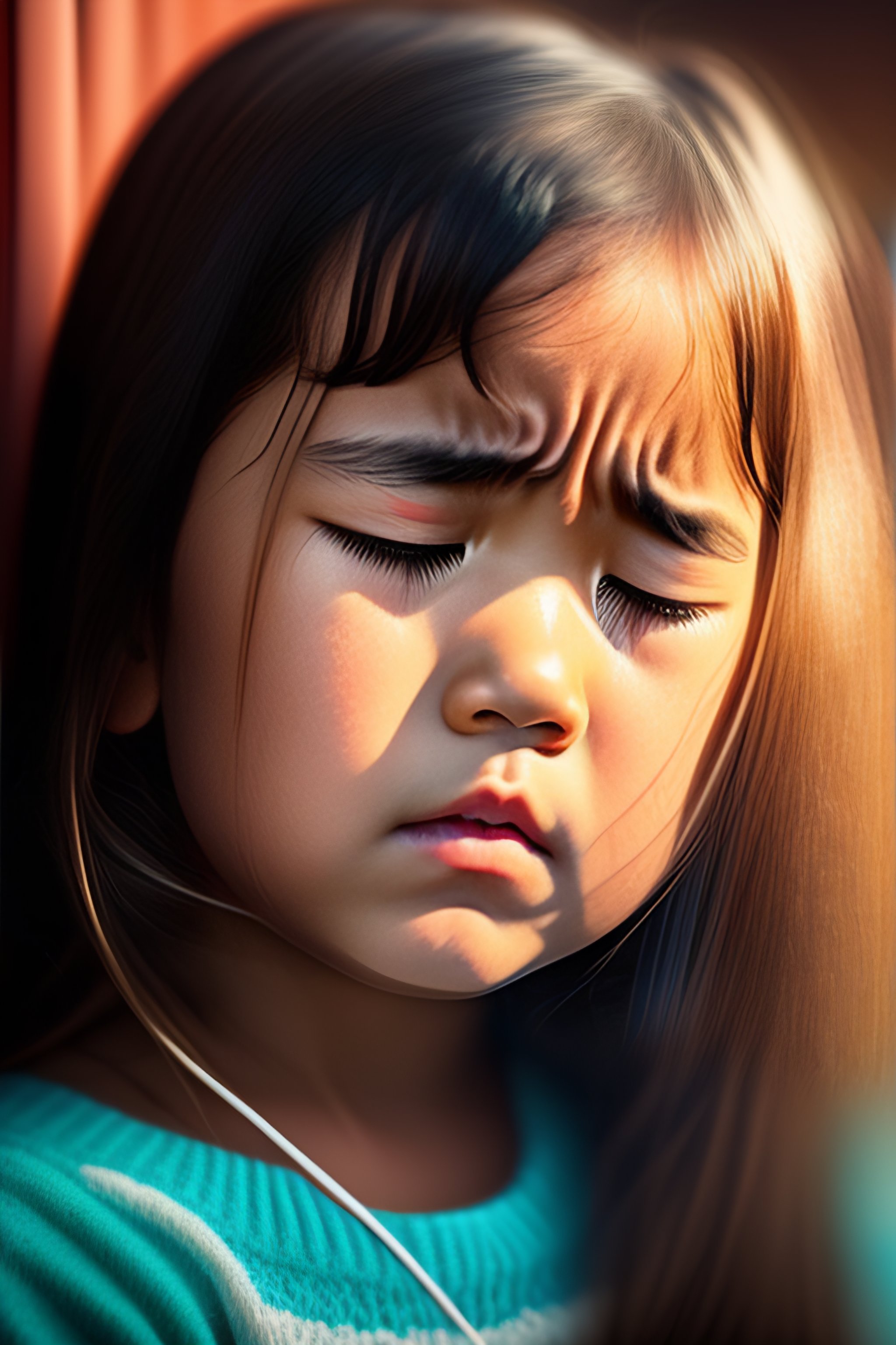 Lexica Innocent Girl Crying