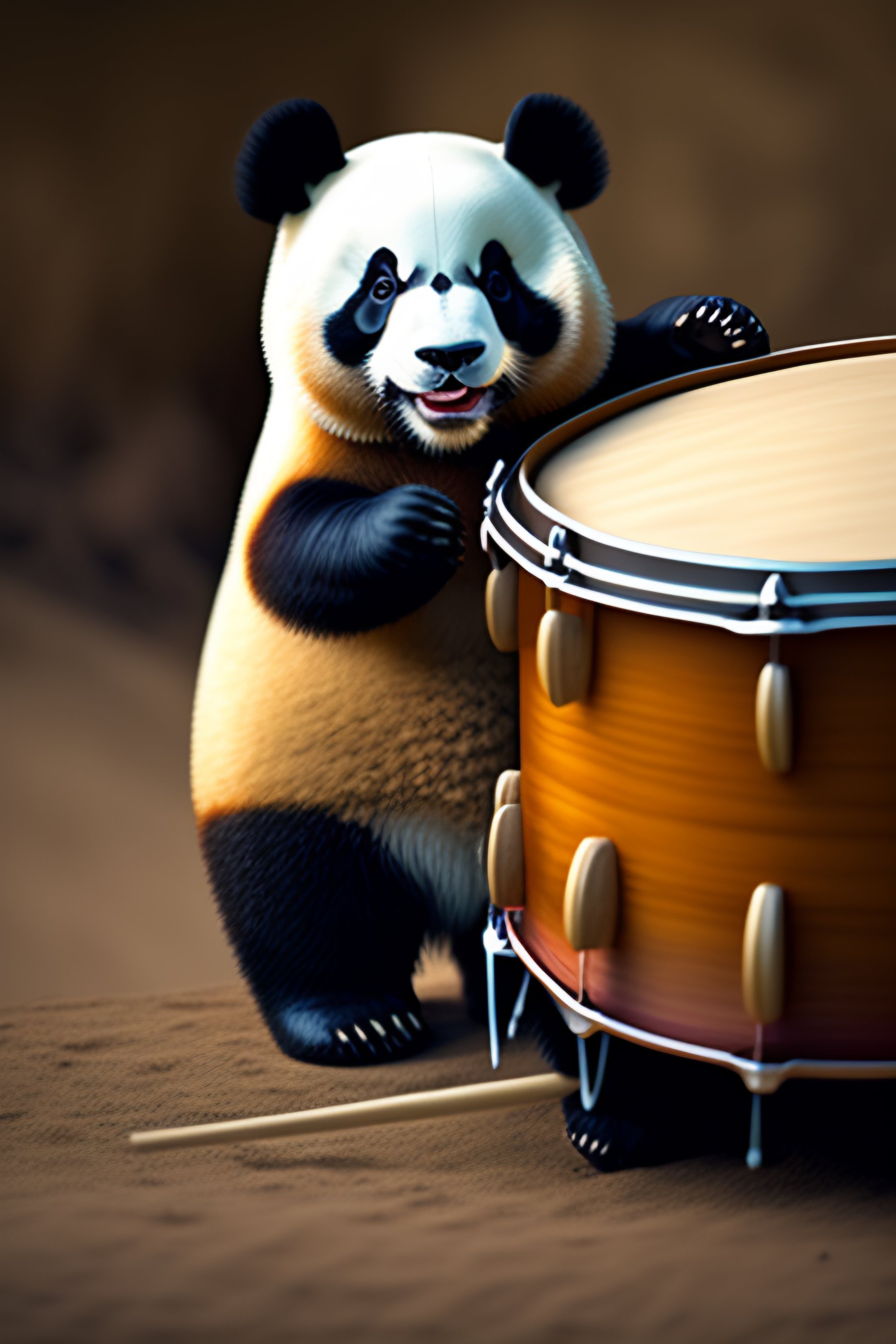 Listen to the Panda Drum. 