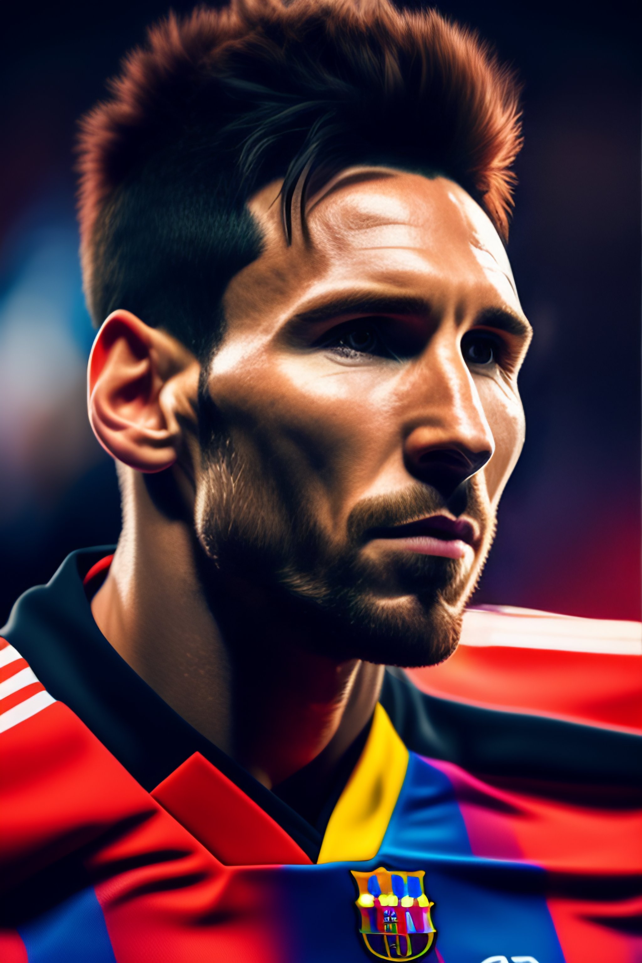 Lexica - Portrait of Lionel Messi , highly detailed, sharp focus, 8 k ...